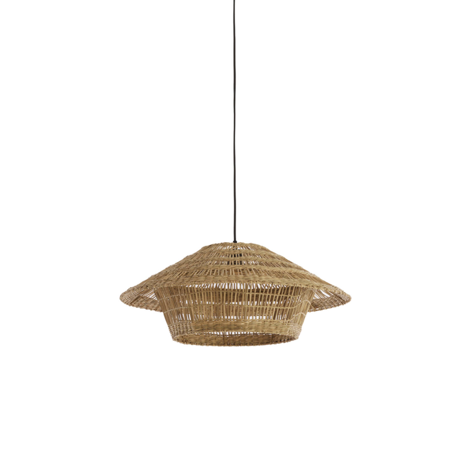 Hanging lamp Ø64x26 cm OWANA seagrass natural