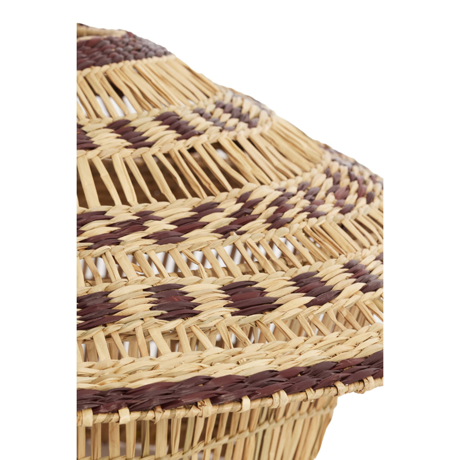 Hanging lamp Ø64x26 cm OWANA seagrass natural+brown
