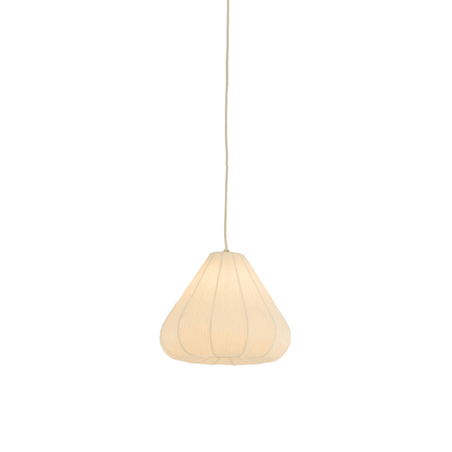 Hanging lamp Ø35x28 cm SARELLA paper white