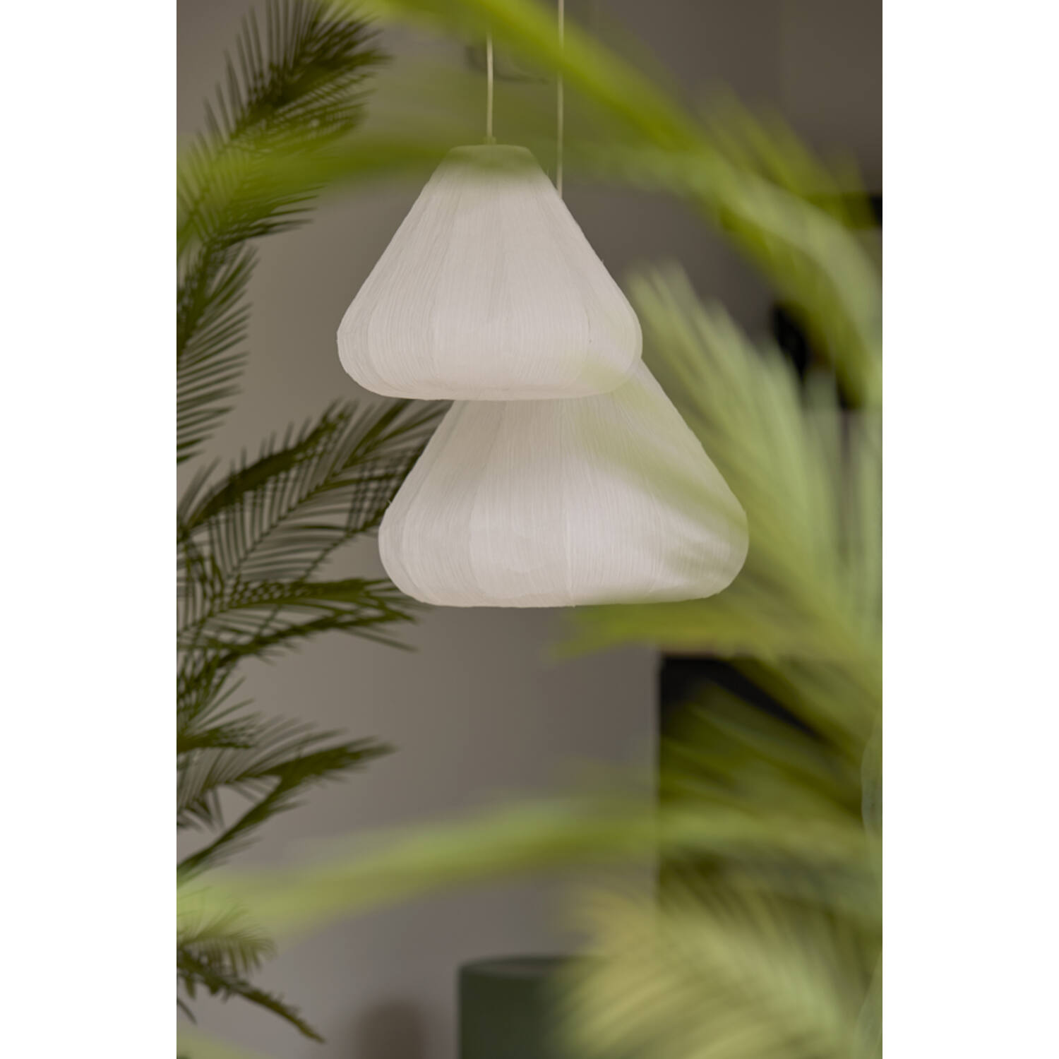 Hanging lamp Ø35x28 cm SARELLA paper white