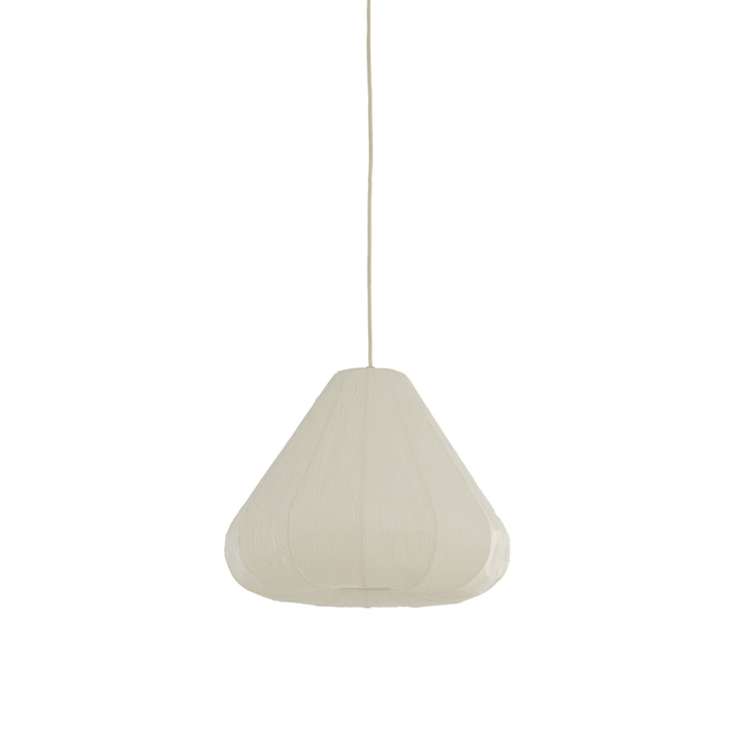 Hanging lamp Ø45x36 cm SARELLA paper white