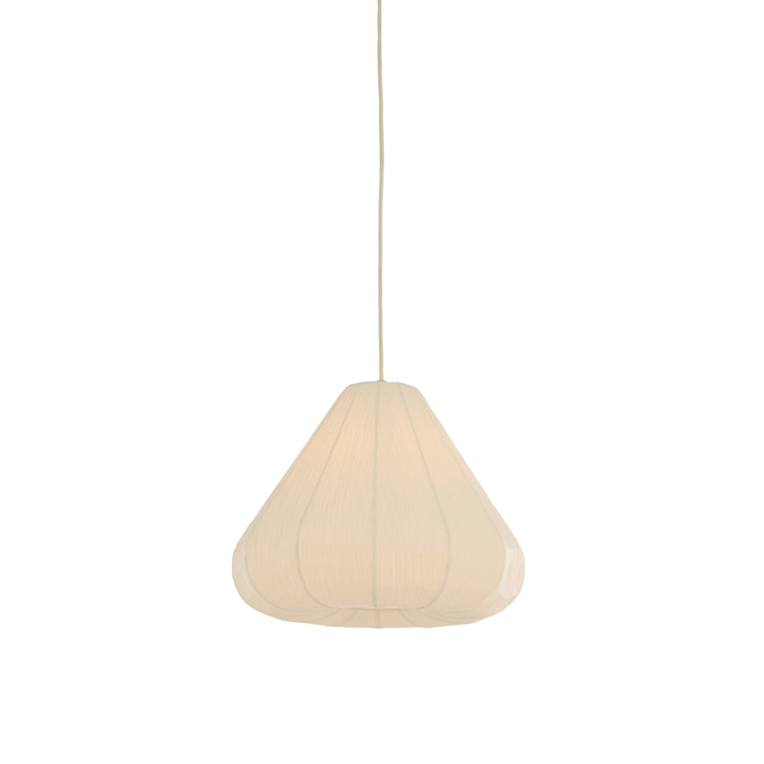 Hanging lamp Ø45x36 cm SARELLA paper white