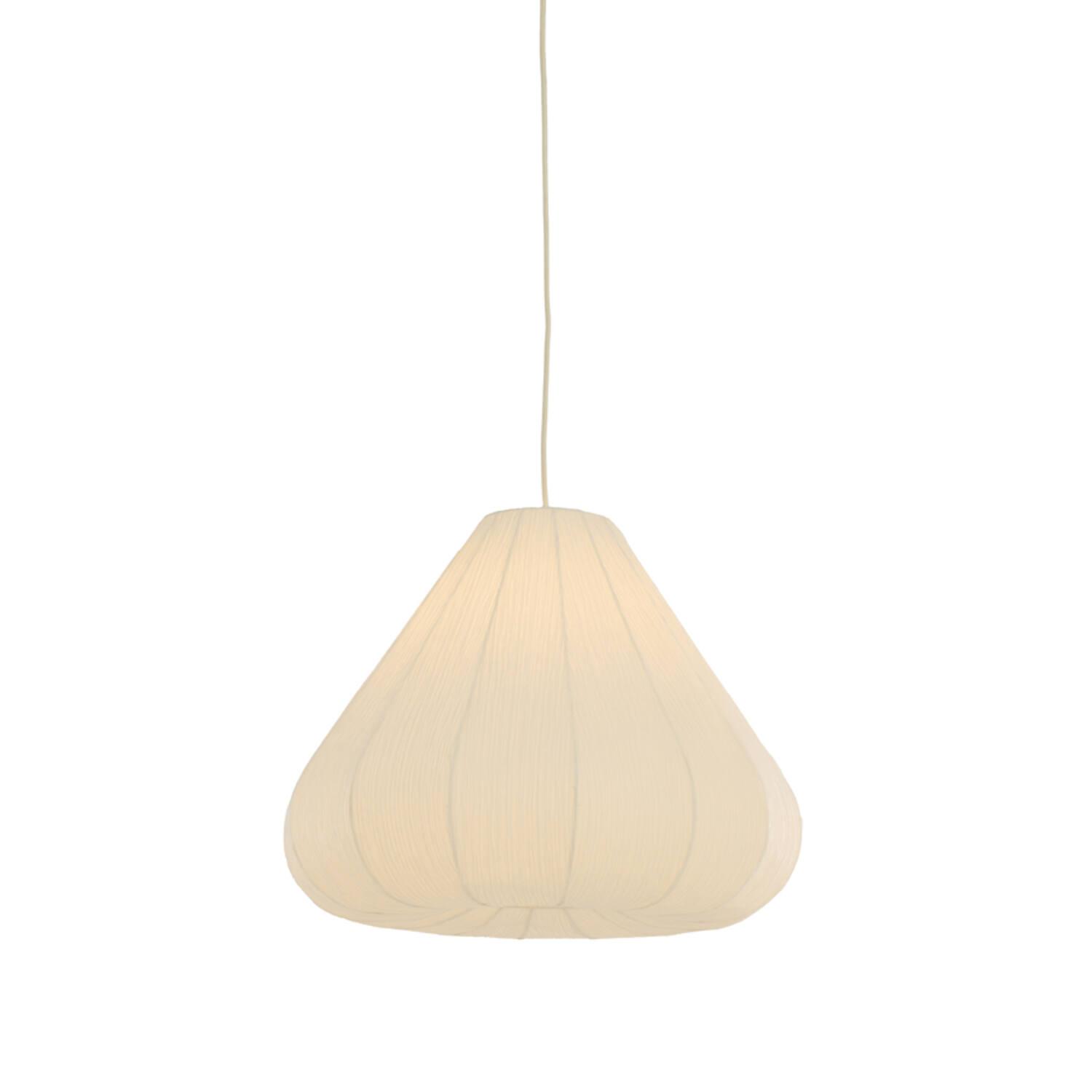 Hanging lamp Ø57x45 cm SARELLA paper white