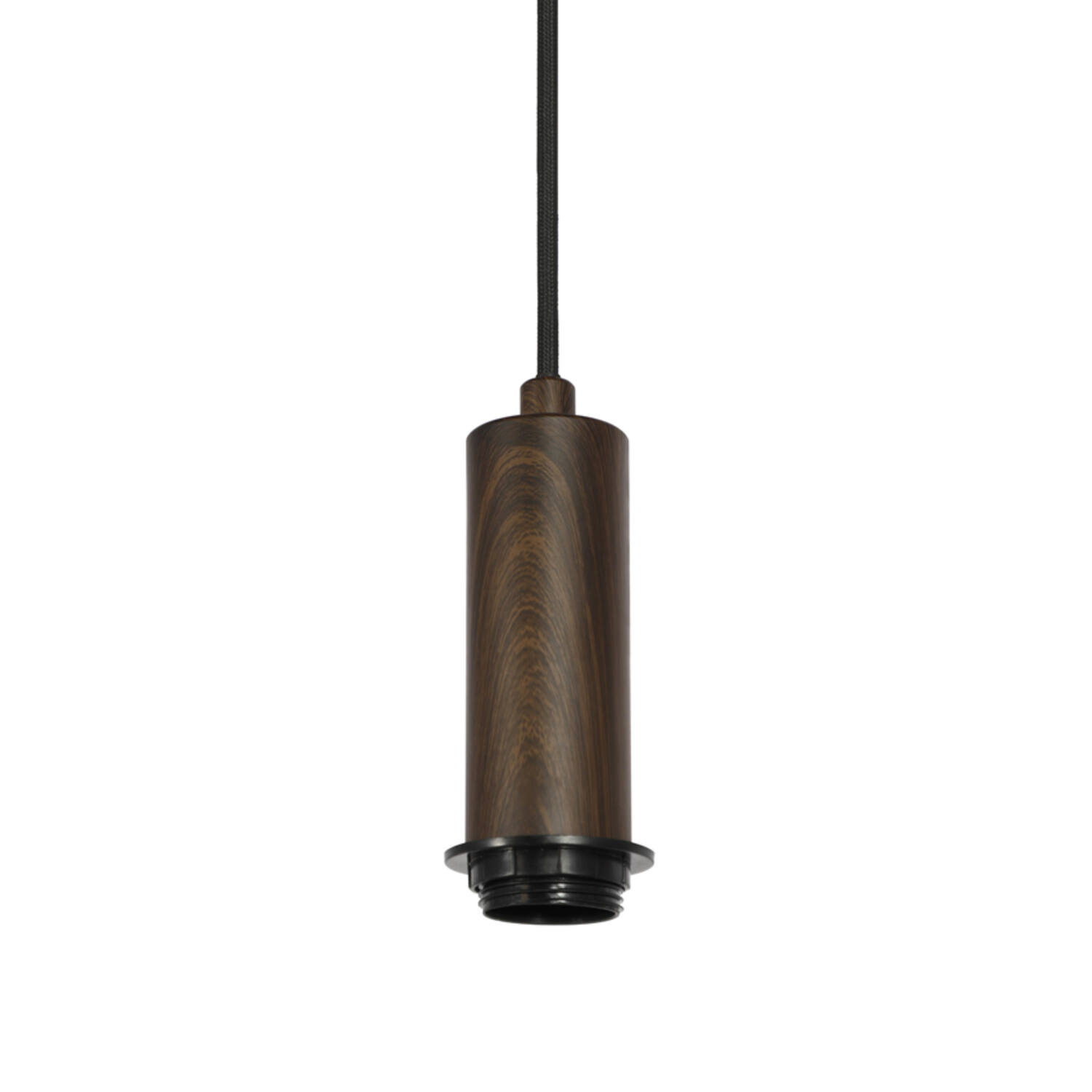 Hanging lamp 10L 144x49x97,5 cm HUXI wood prnt d brn+lin nat