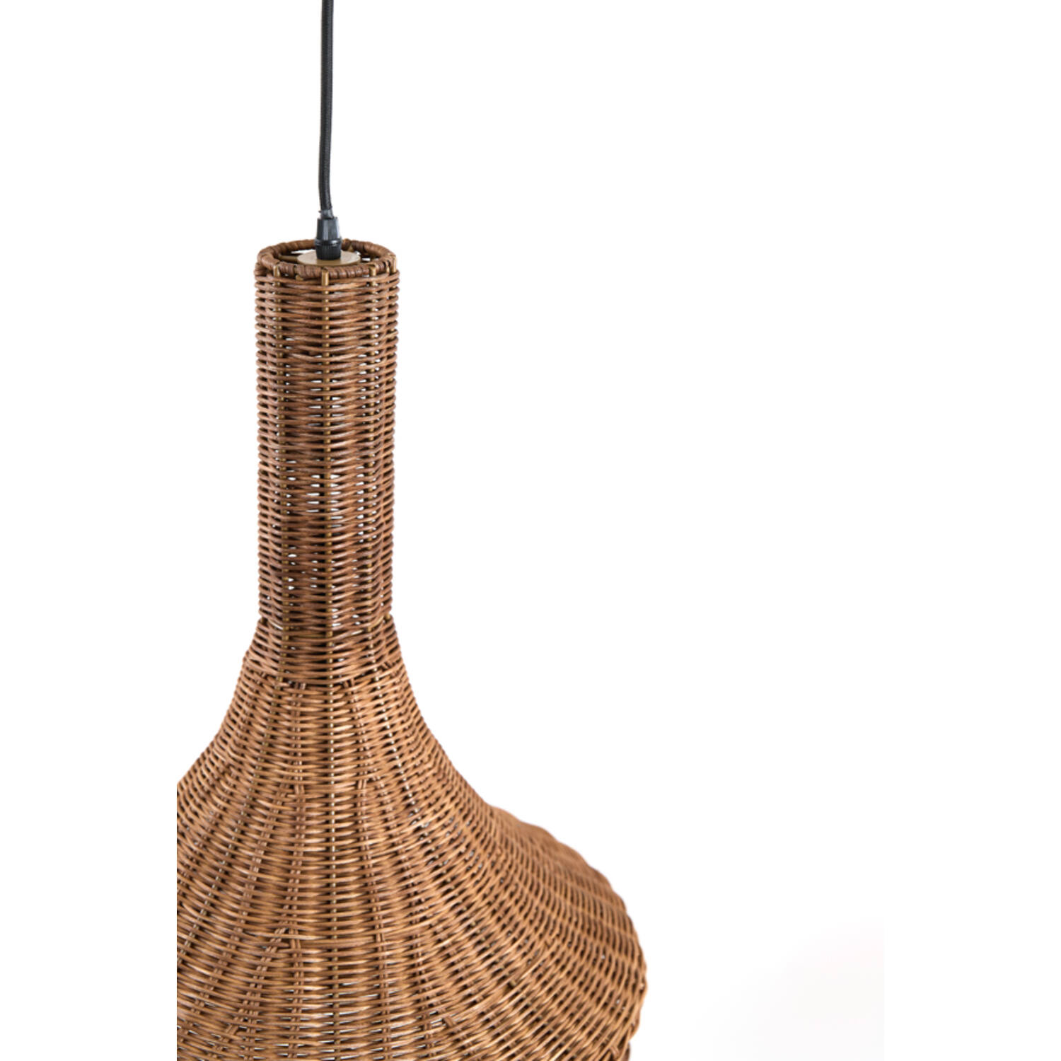 Hanging lamp Ø42,5x56 cm NEMZOR rattan brown