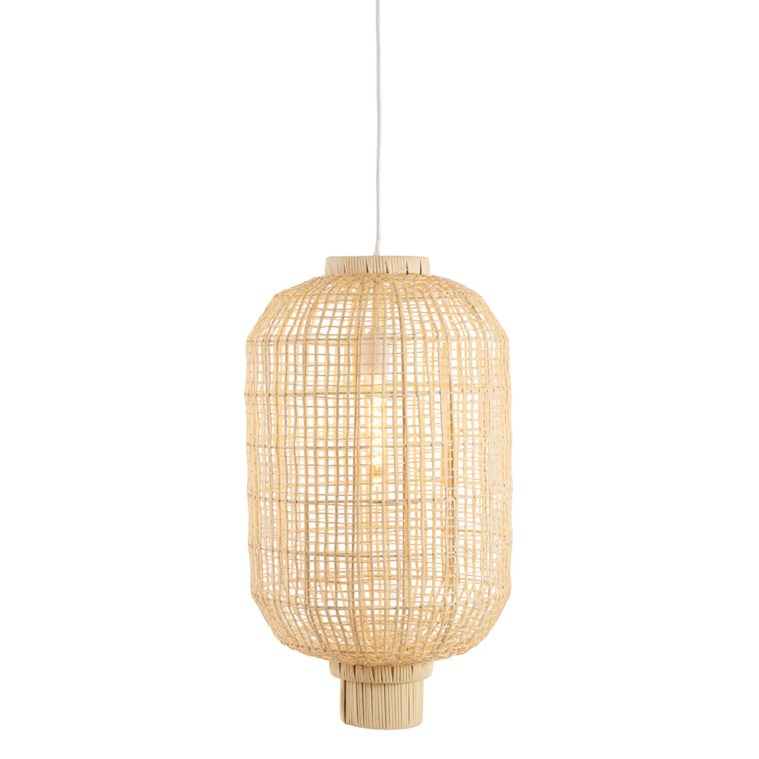 Hanging lamp Ø37x64,5 cm DORZAN rattan natural