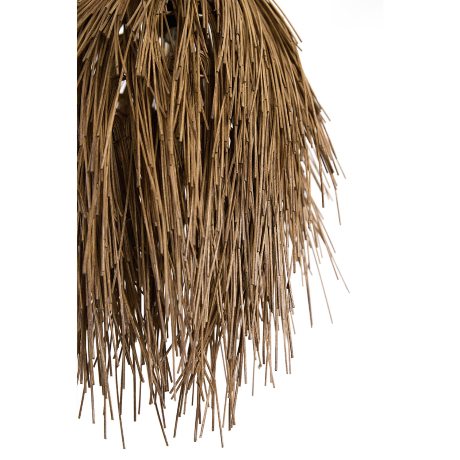 Hanging lamp Ø36x50 cm ARISCO rattan dark brown