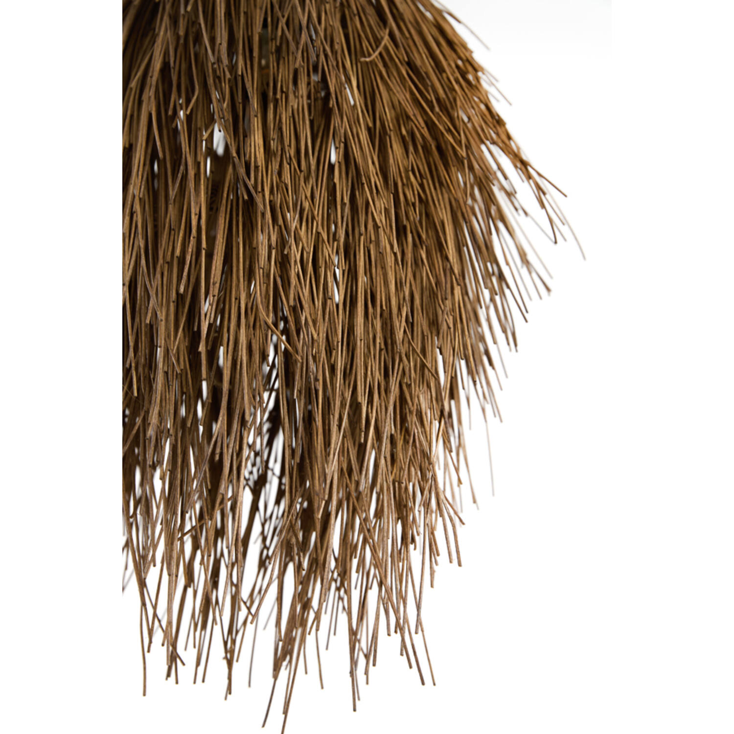 Hanging lamp Ø45x60 cm ARISCO rattan dark brown