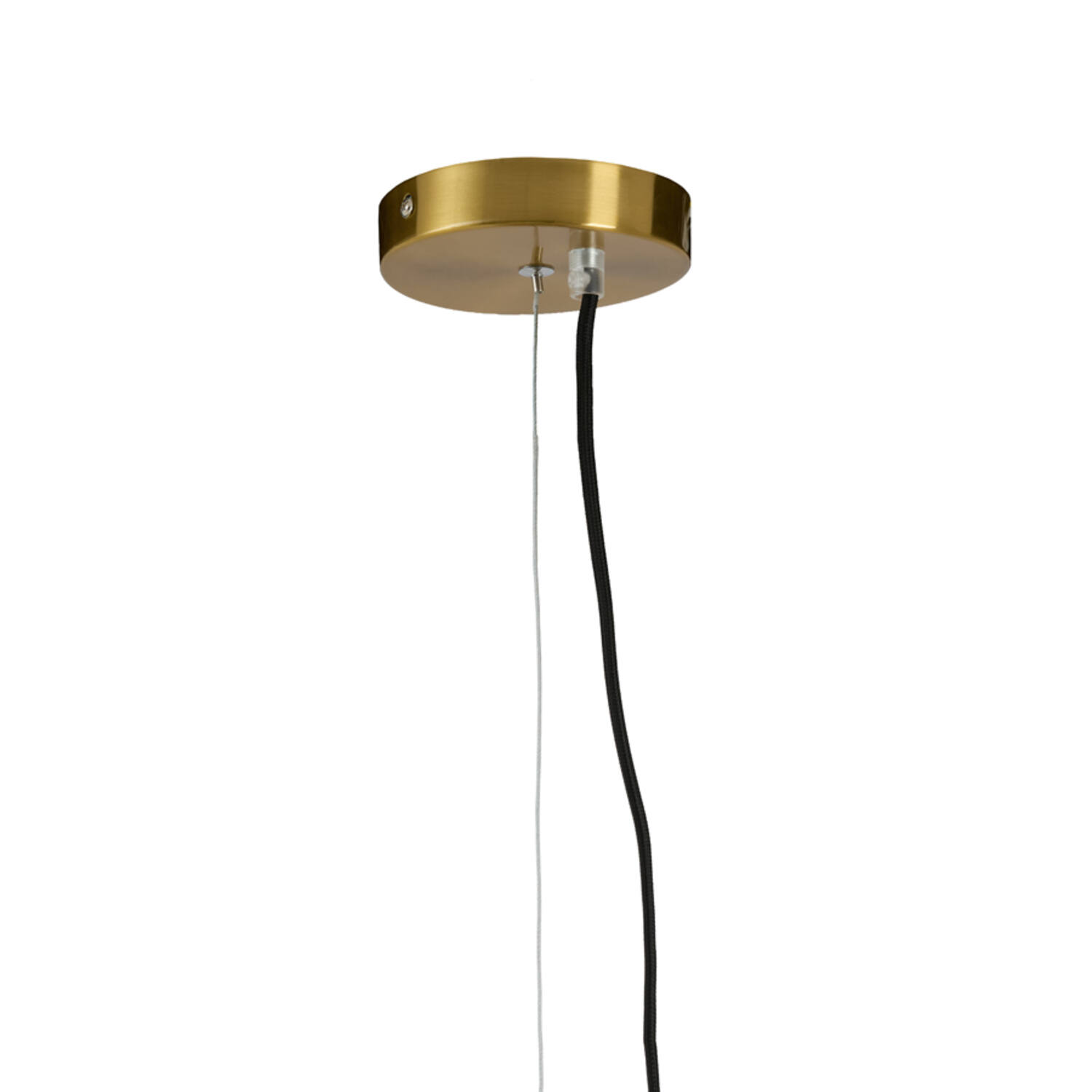 Hanging lamp Ø40x30 cm MEYARA glass brown+gold