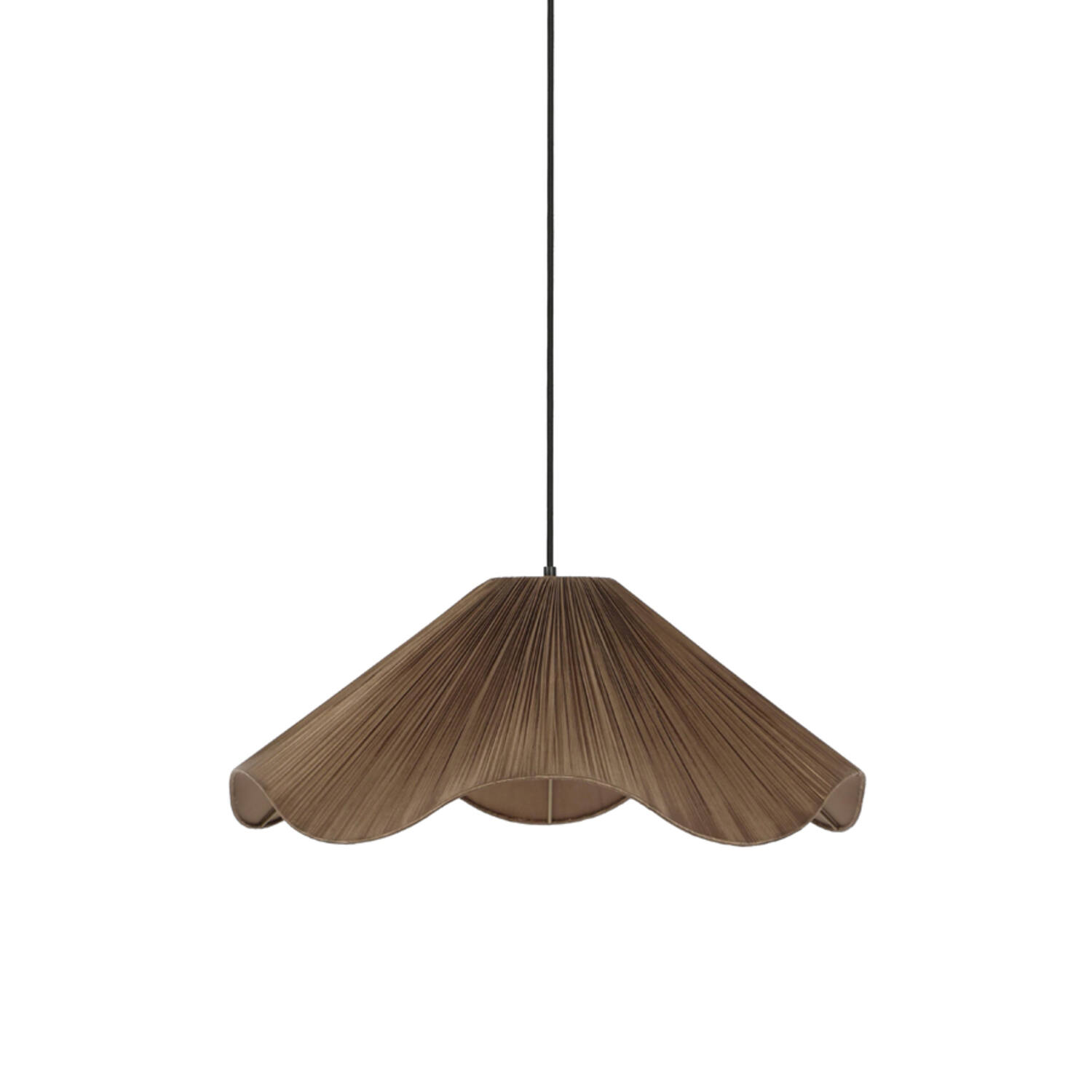 Hanging lamp Ø60x25 cm MEALHA bronze-brown