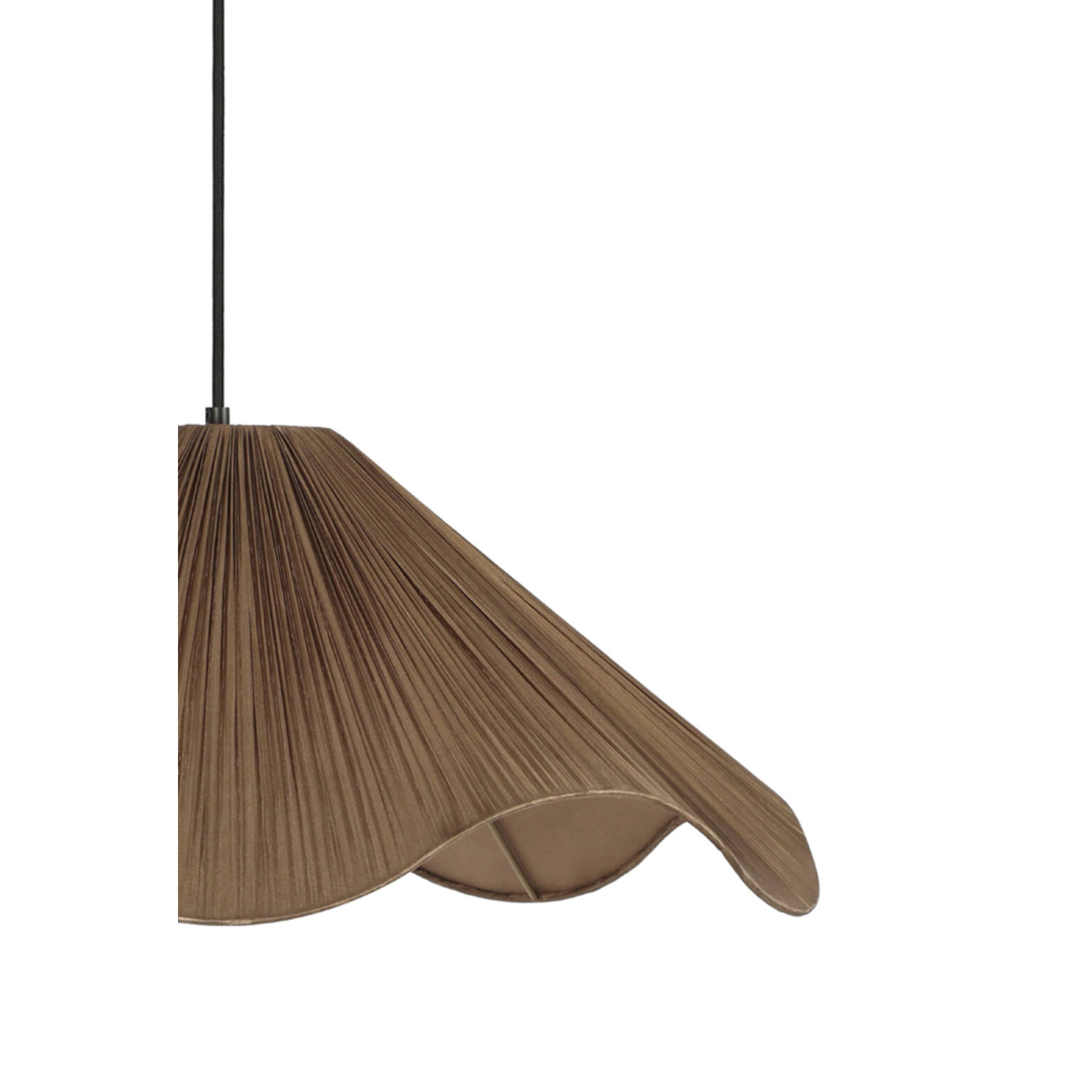 Hanging lamp Ø60x25 cm MEALHA bronze-brown