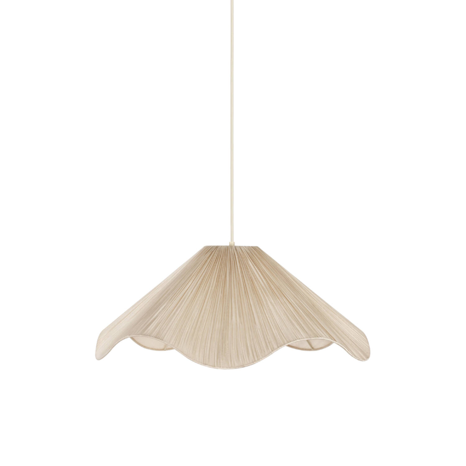 Hanging lamp Ø60x25 cm MEALHA cream