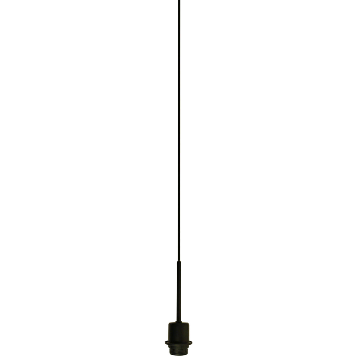 Pendant Ø12x120 cm NUKA black fabric wire