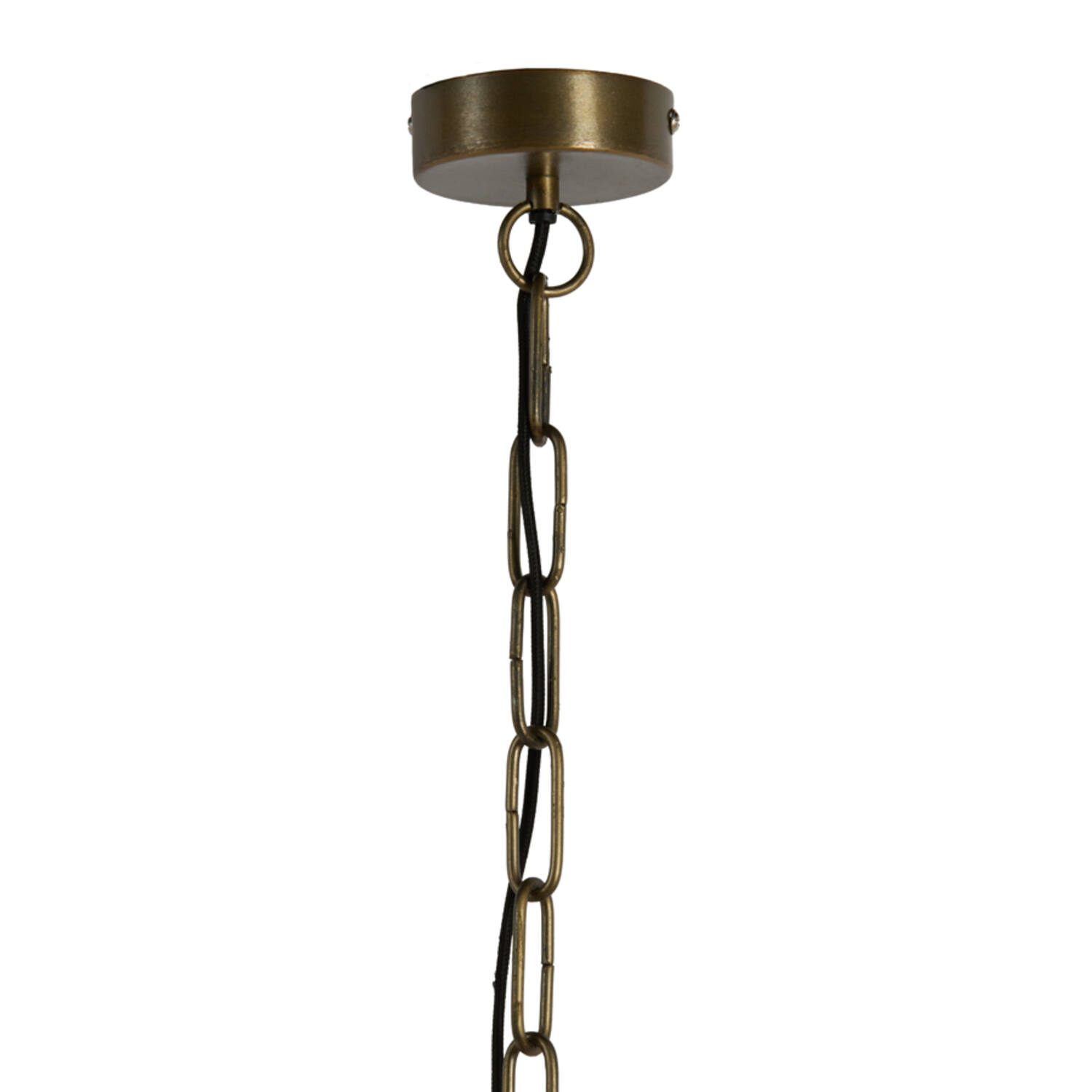 Hanging lamp Ø60x42 cm KYLIE raw old bronze