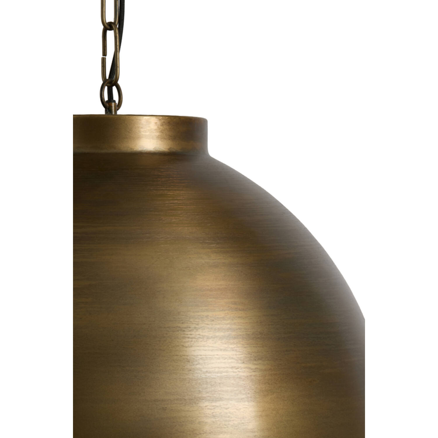 Hanging lamp Ø60x42 cm KYLIE raw old bronze