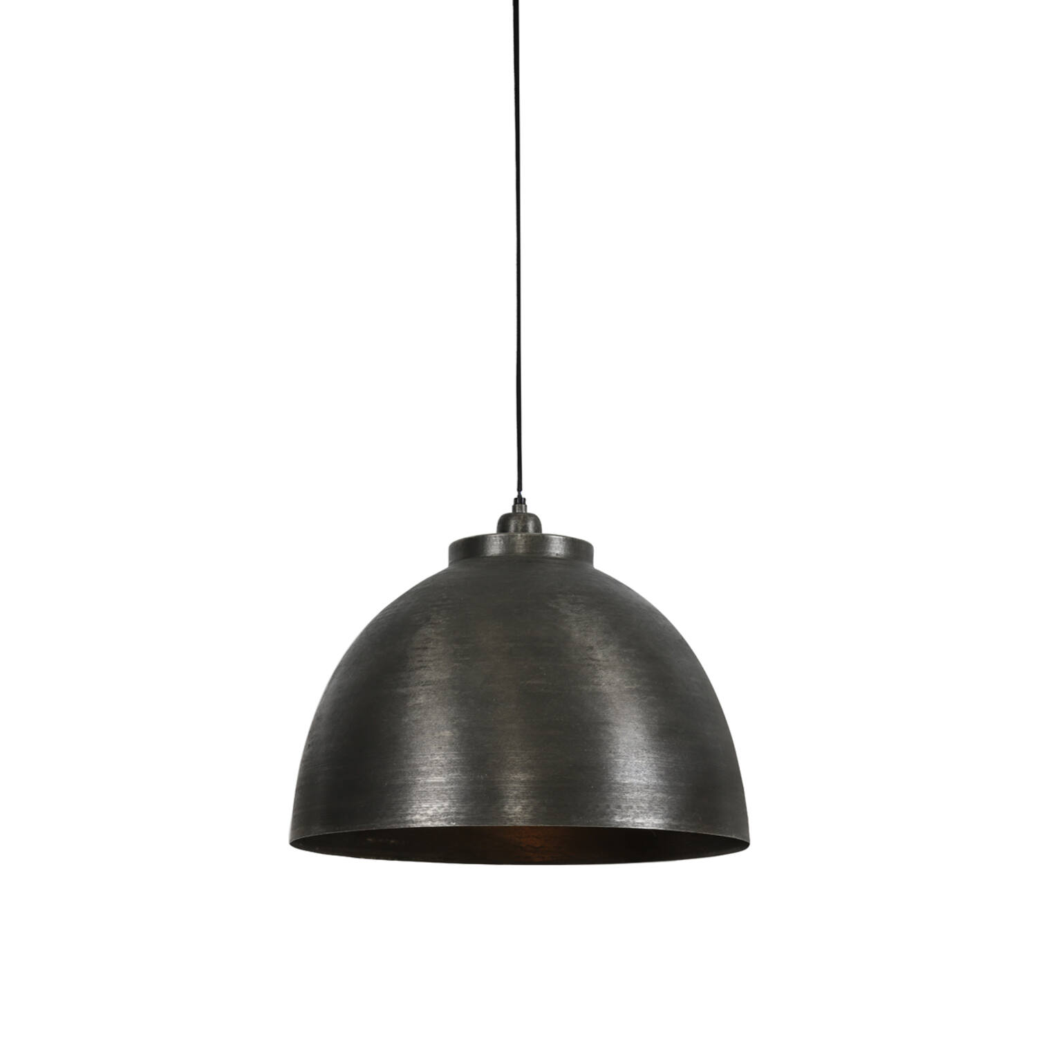 Hanging lamp Ø45x32 cm KYLIE dark raw nickel