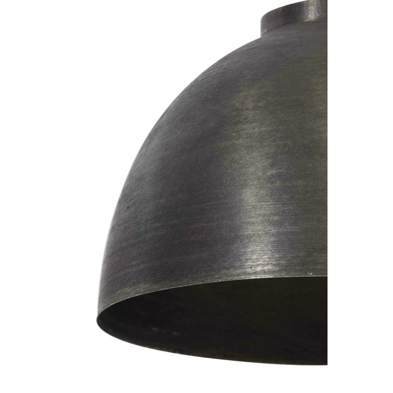 Hanging lamp Ø45x32 cm KYLIE dark raw nickel