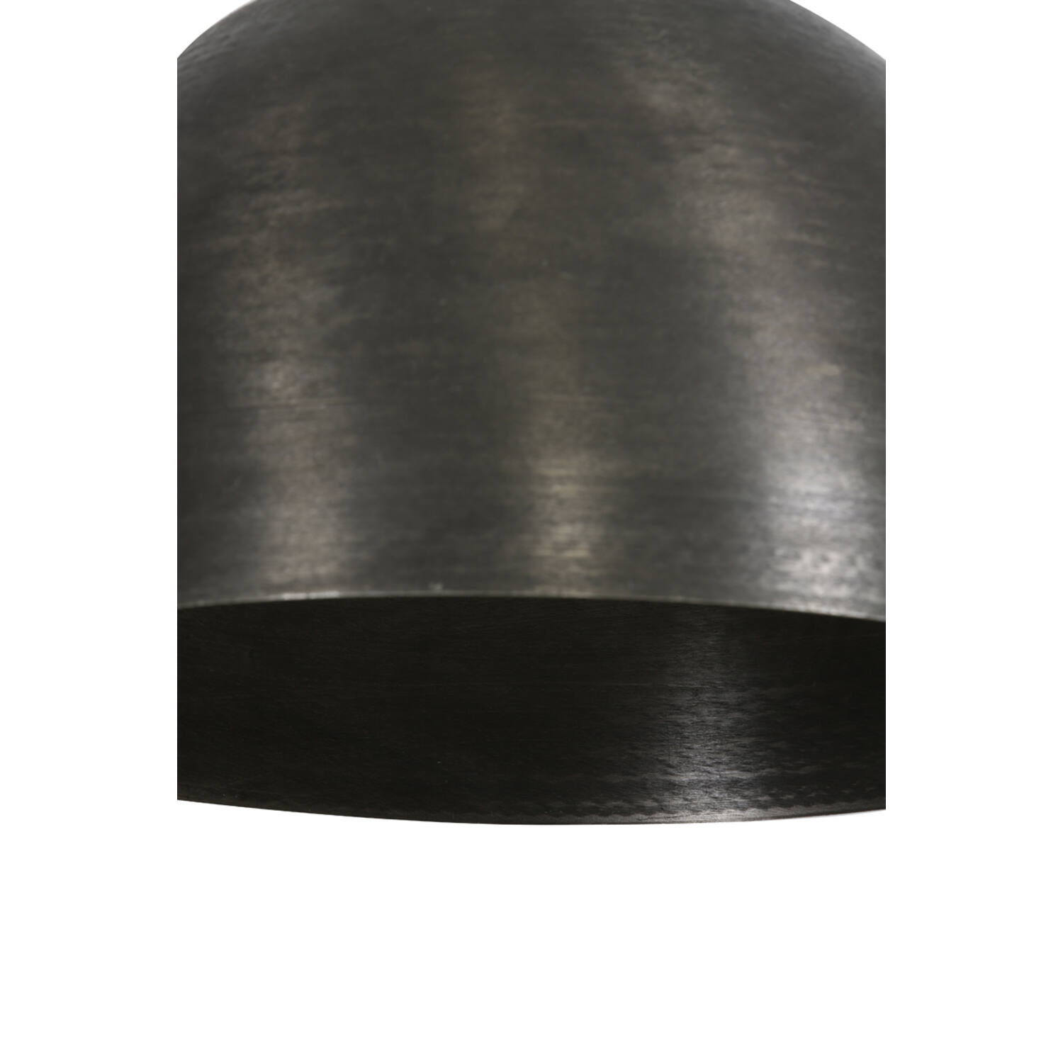 Hanging lamp Ø45x32 cm KYLIE dark raw nickel