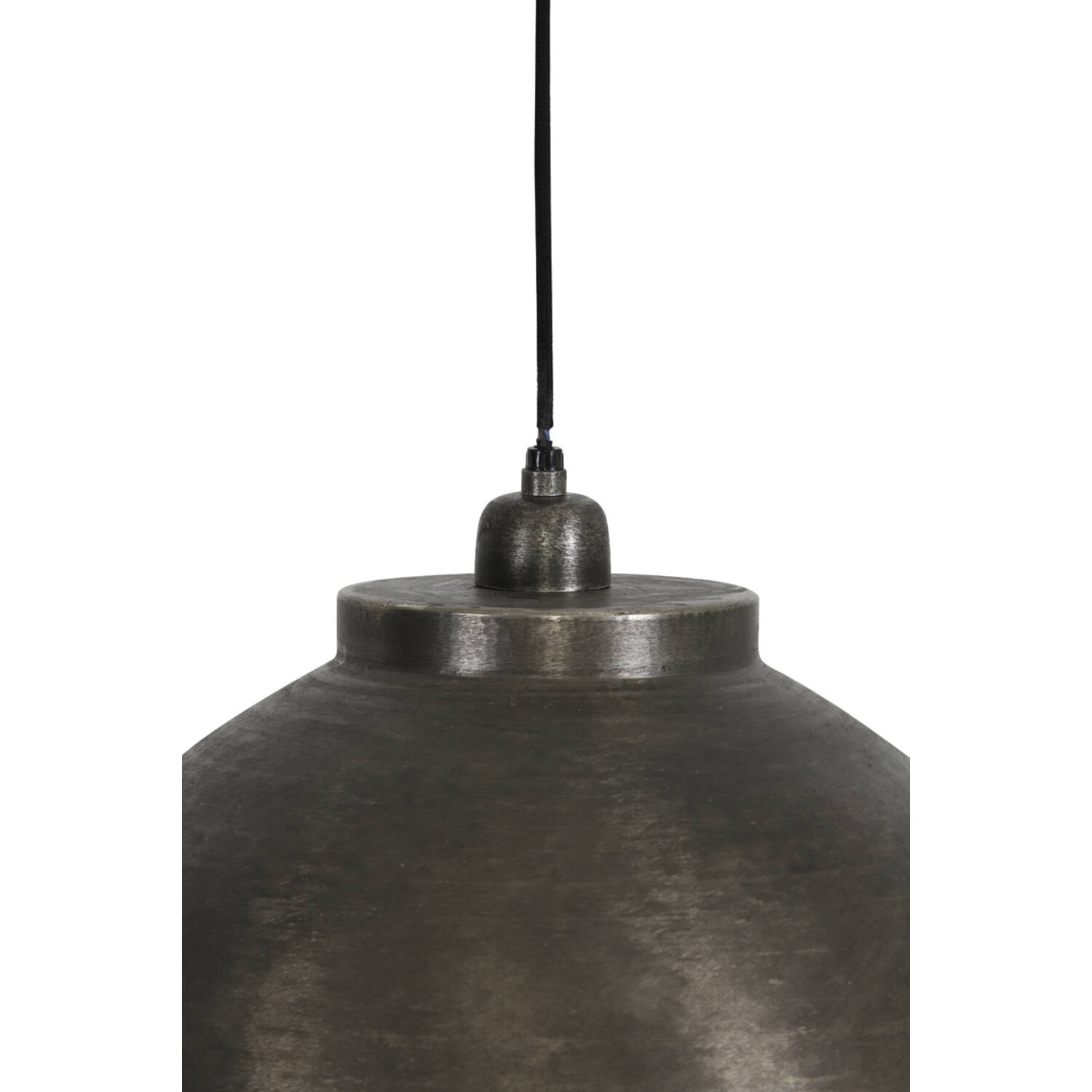 Hanging lamp Ø45x32 cm KYLIE dark raw nickel