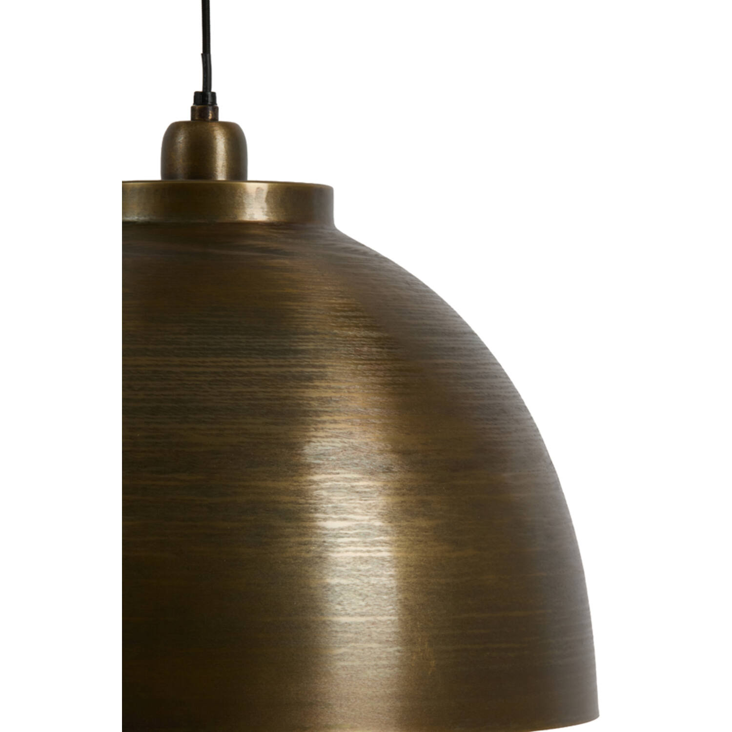 Hanglamp Ø45x32 cm KYLIE ruw oud brons