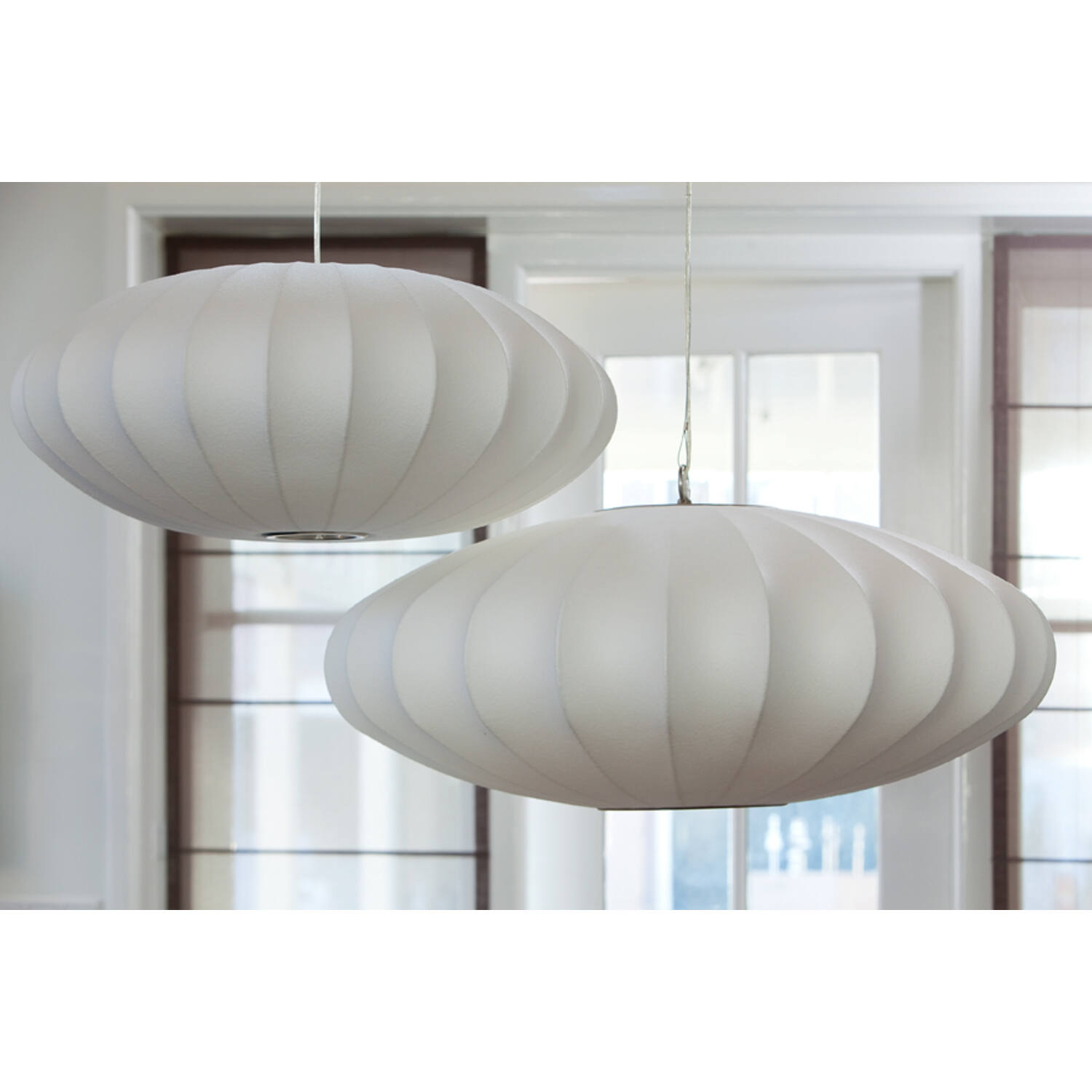 Hanglamp Ø70x30 cm FAY wit