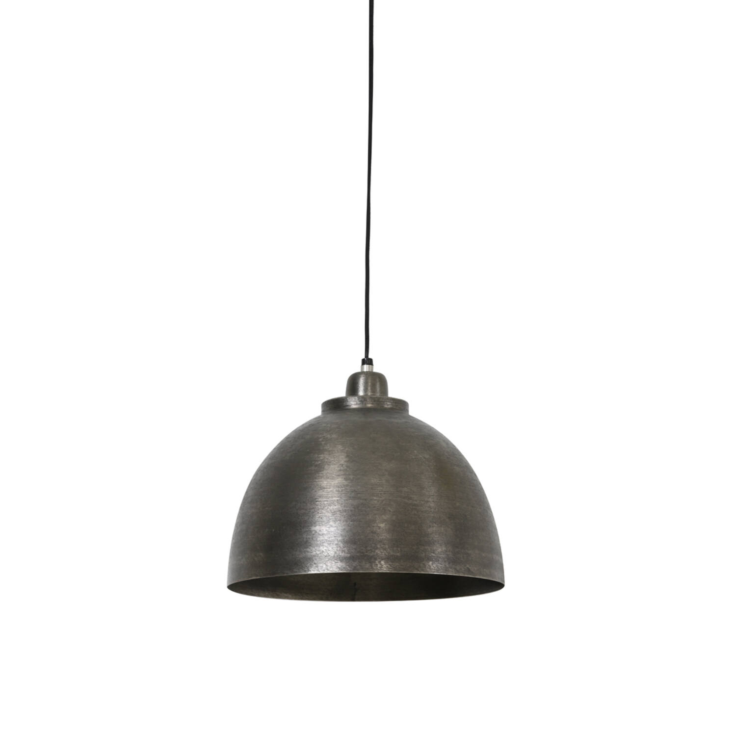 Hanging lamp Ø30x26 cm KYLIE dark raw nickel