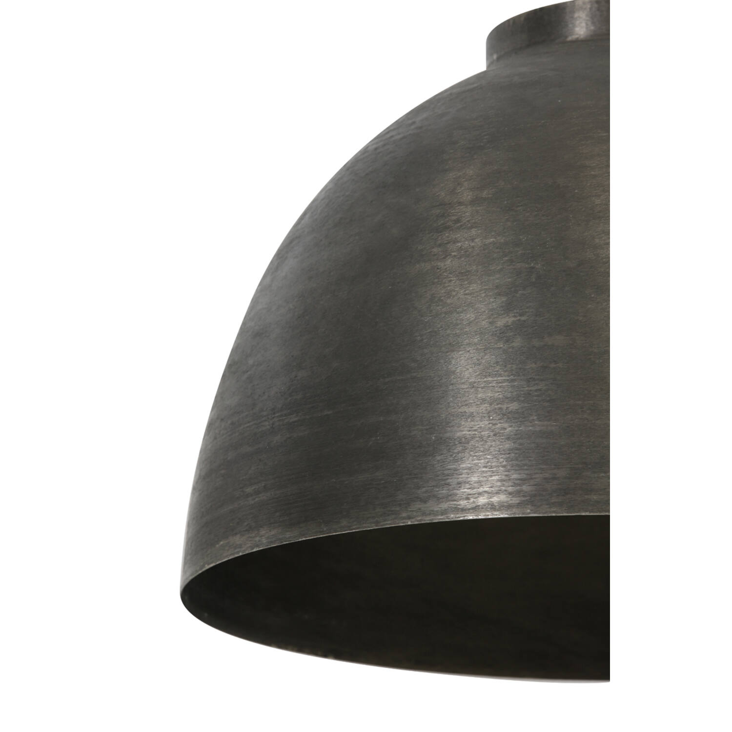Hanging lamp Ø30x26 cm KYLIE dark raw nickel