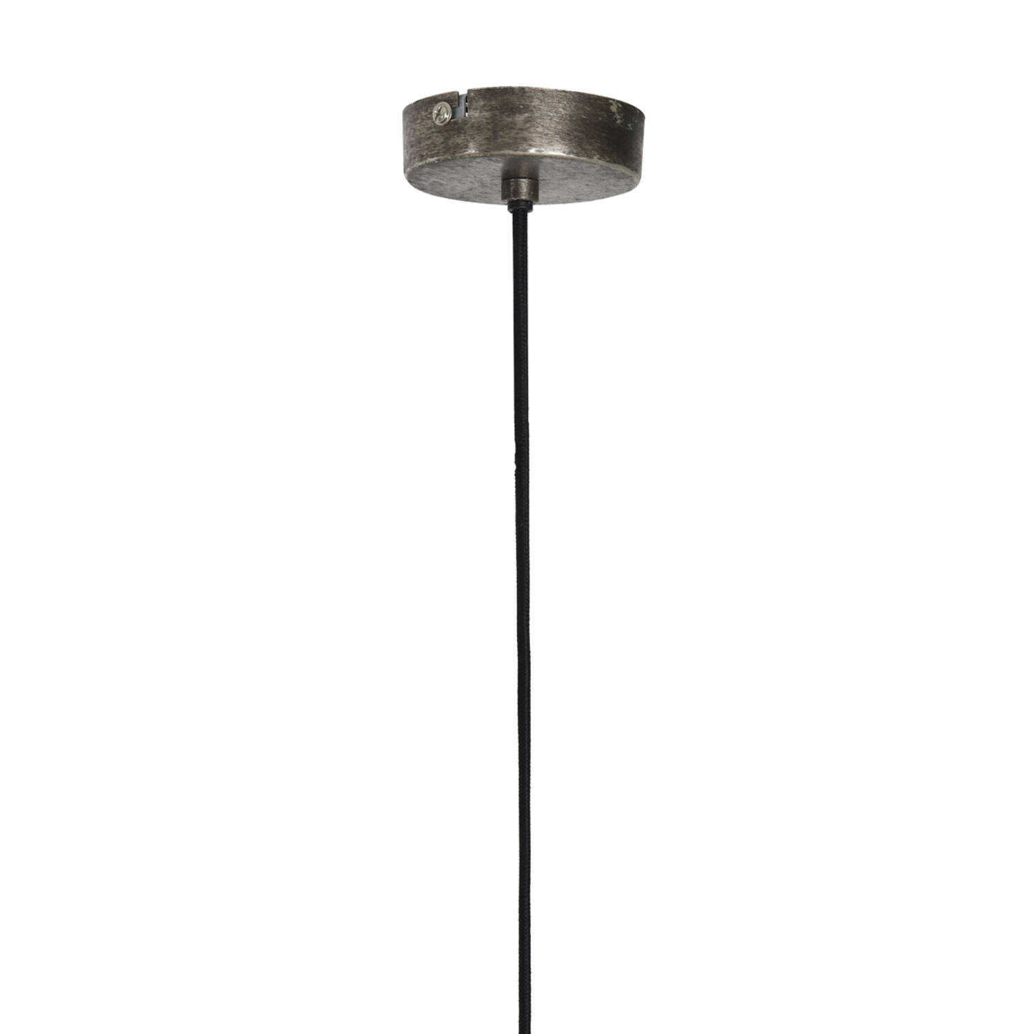 Hanging lamp Ø30x26 cm KYLIE dark raw nickel