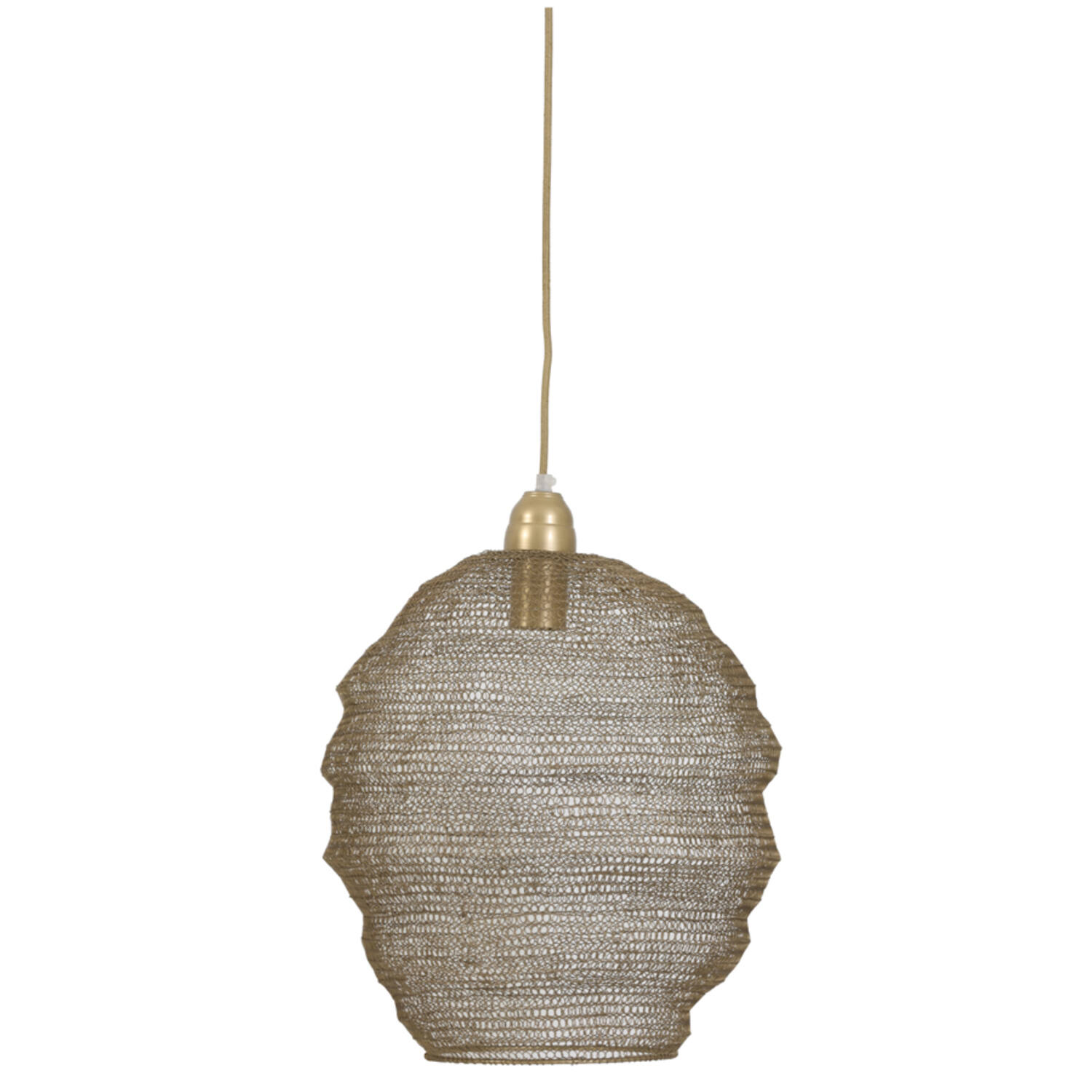 Hanglamp Ø38x42 cm NINA gaas antiek brons