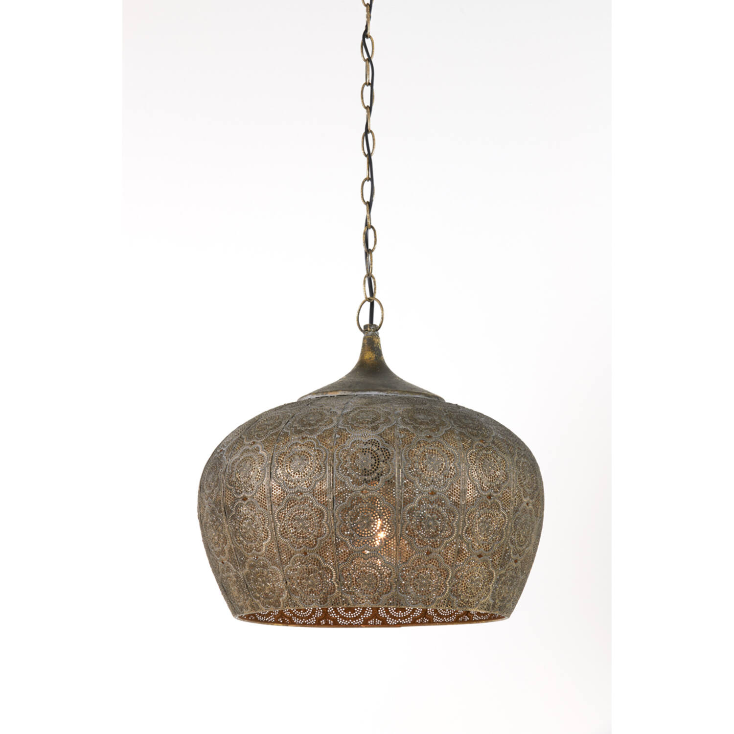Hanglamp Ø43,5x40,5 cm EMINE bruin goud