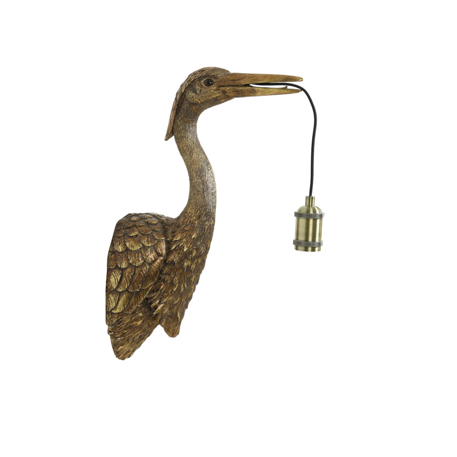 Wandlamp 29,5x16x48 cm CRANE antiek brons