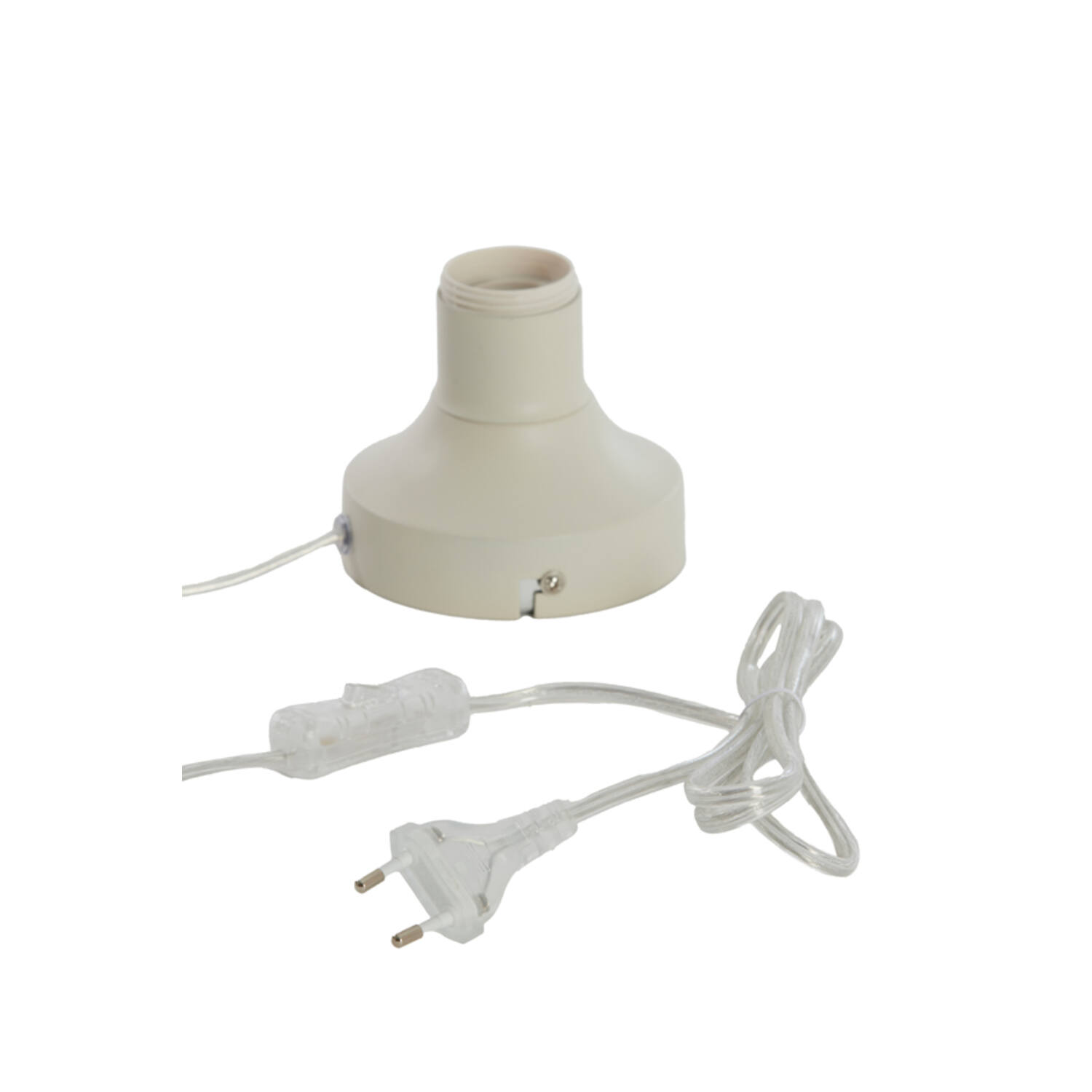 Electricity for wall lamp Ø10x8,5 cm ZARINA cream