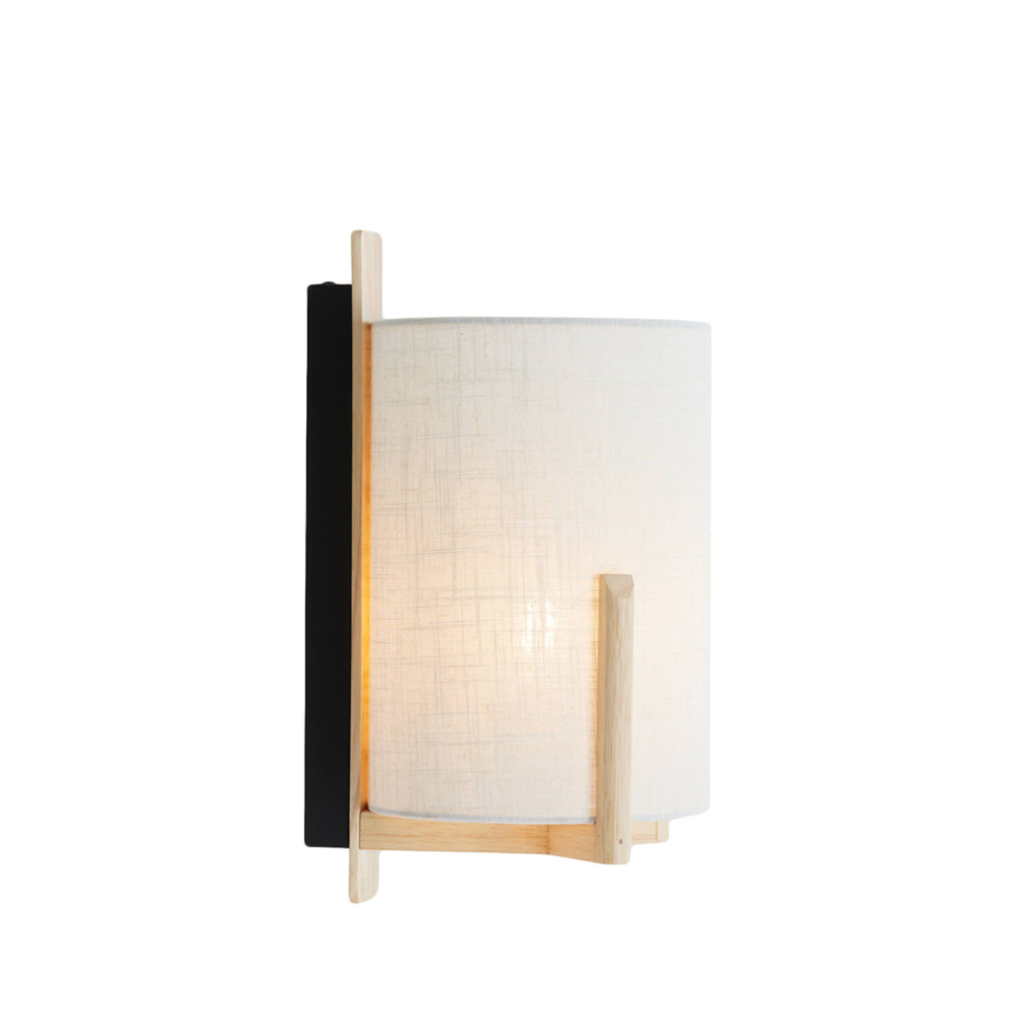 Wall lamp 22x18x36 cm LITTO natural+linen white
