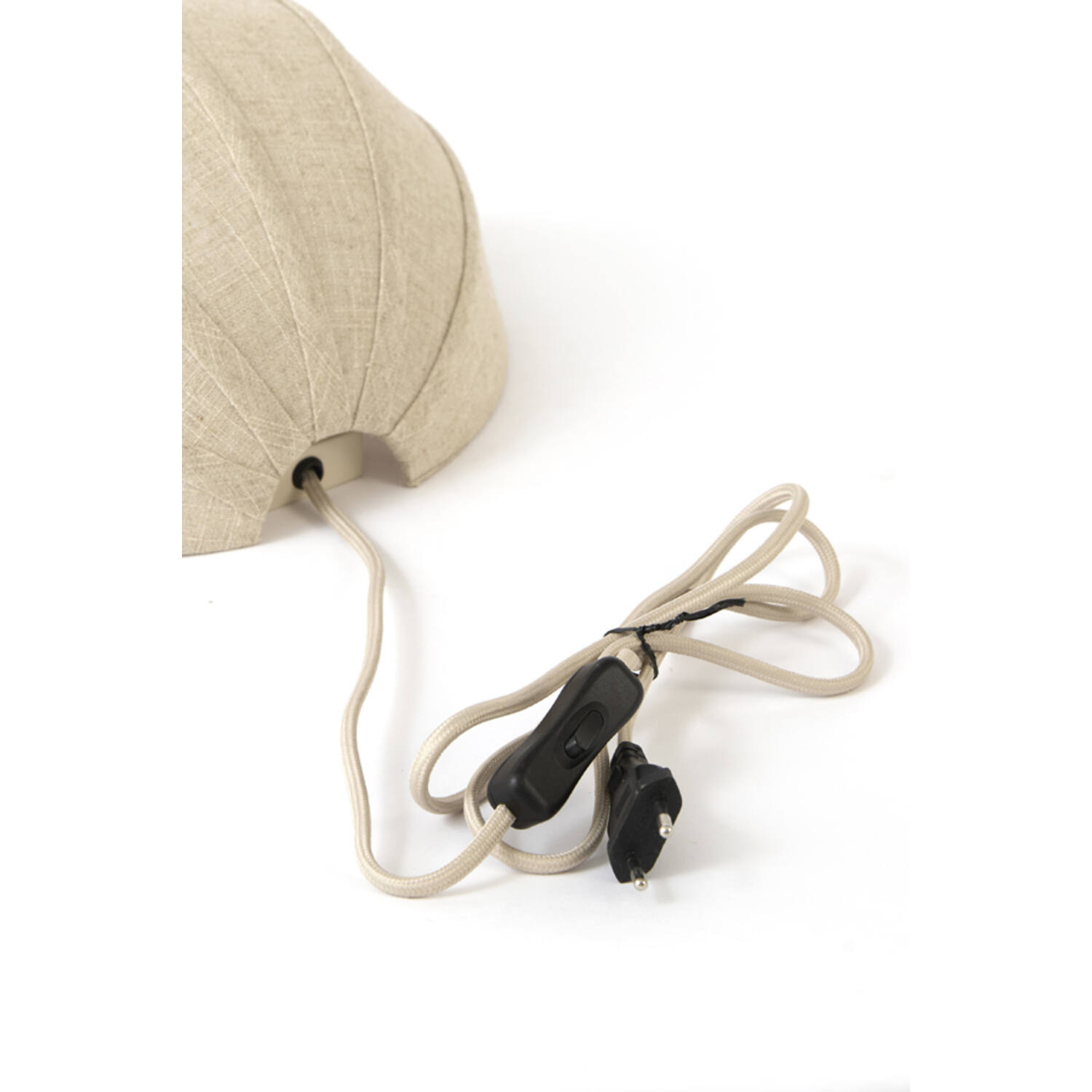 Wall lamp E14 30x16x19 cm ZOSIA linen natural