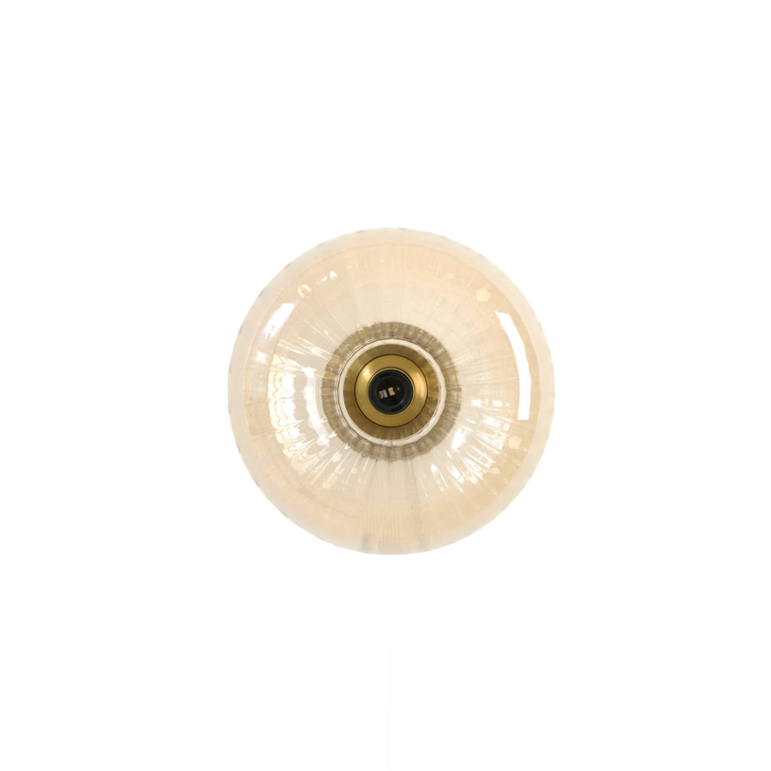 Wall lamp Ø30 cm MASHA glass amber+gold