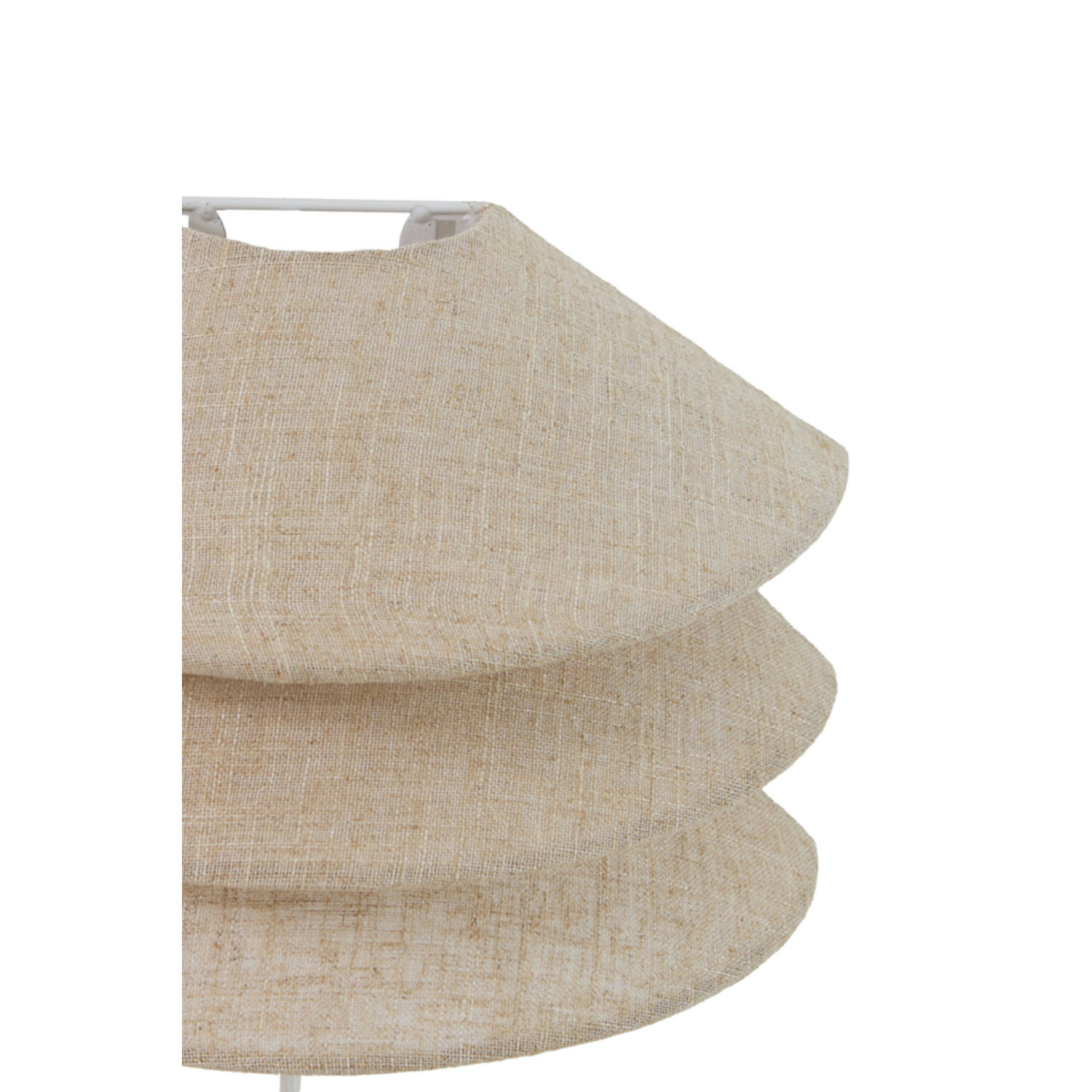 Wall lamp E14 28x14x19 cm WARIDO linen natural
