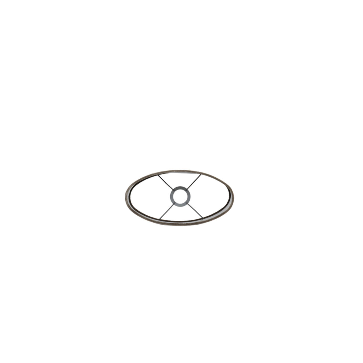 Shade oval straight slim 30-15-25 cm PALATA taupe