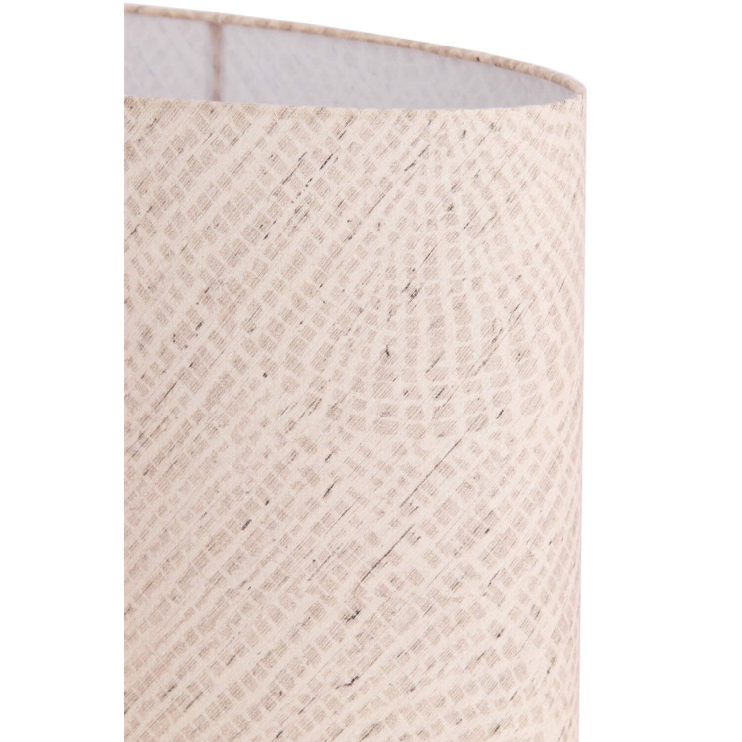 Kap ovaal recht smal hoog 30-15-25 cm STONE beige