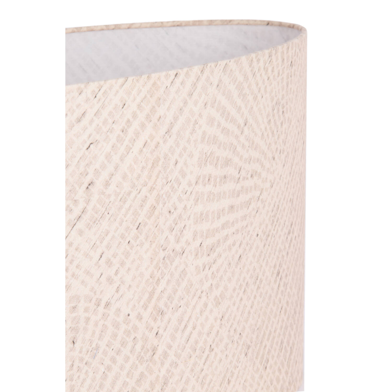 Kap ovaal recht smal hoog 30-15-25 cm STONE beige