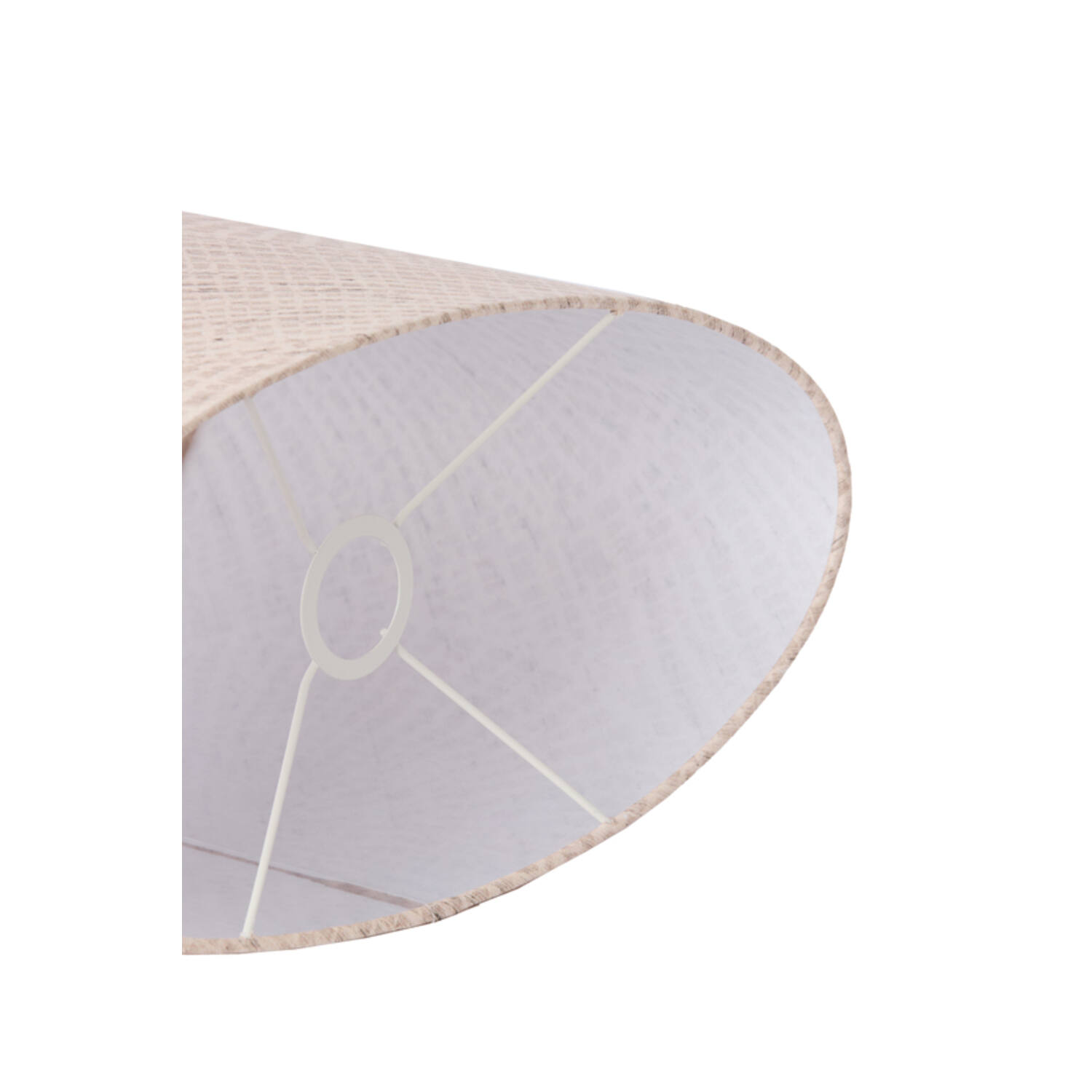 Kap ovaal recht smal hoog 30-15-25 cm STONE beige