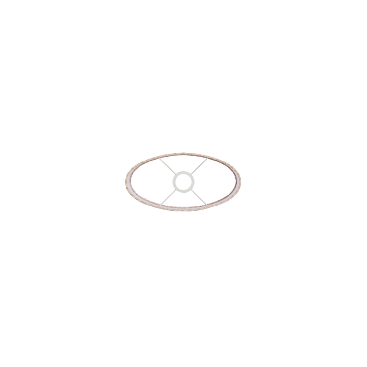 Kap ovaal recht smal hoog 30-15-25 cm STONE beige