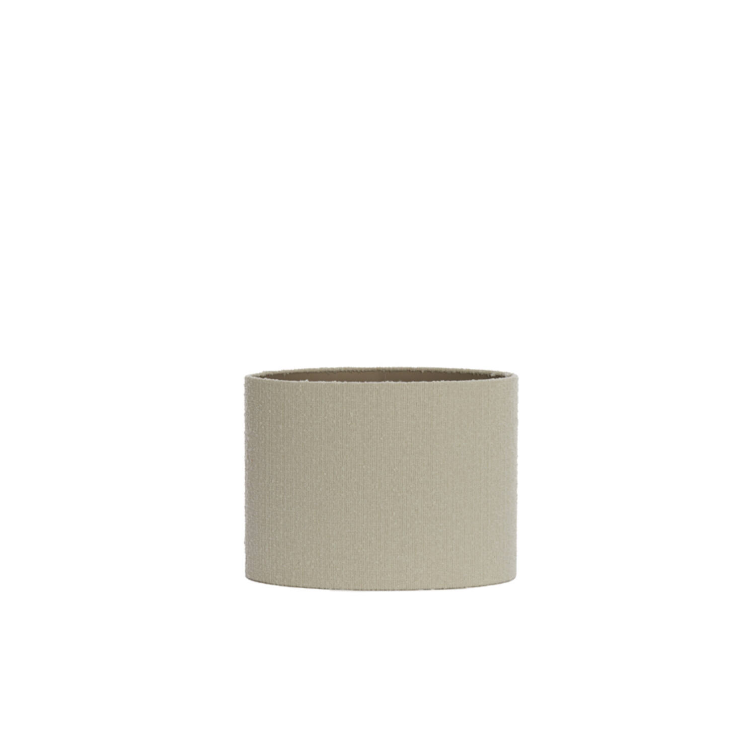 Pantalla de lámpara ovalado recto y estrecho 38-17,5-28 cm BOLERO blanco
