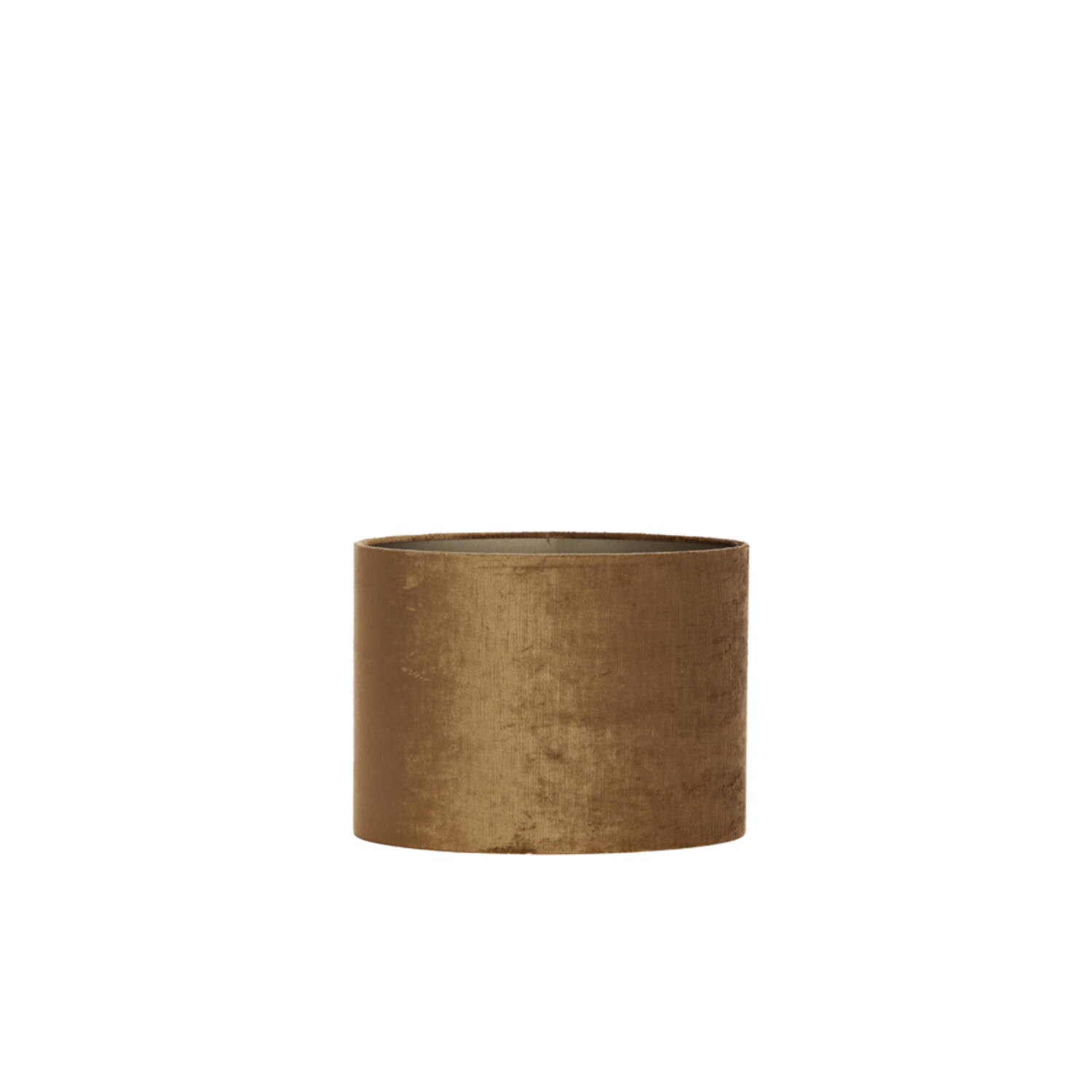 Pantalla de lámpara ovalado recto y estrecho 38-17,5-19 cm GEMSTONE bronce