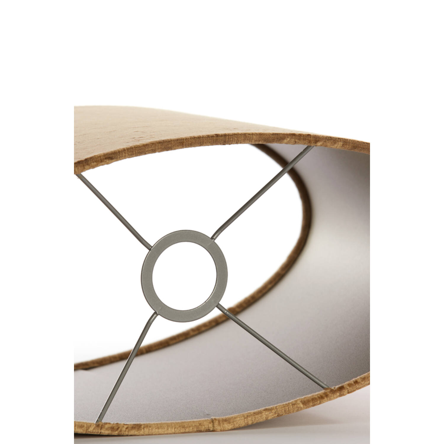 Pantalla de lámpara ovalado recto y estrecho 38-17,5-19 cm GEMSTONE bronce