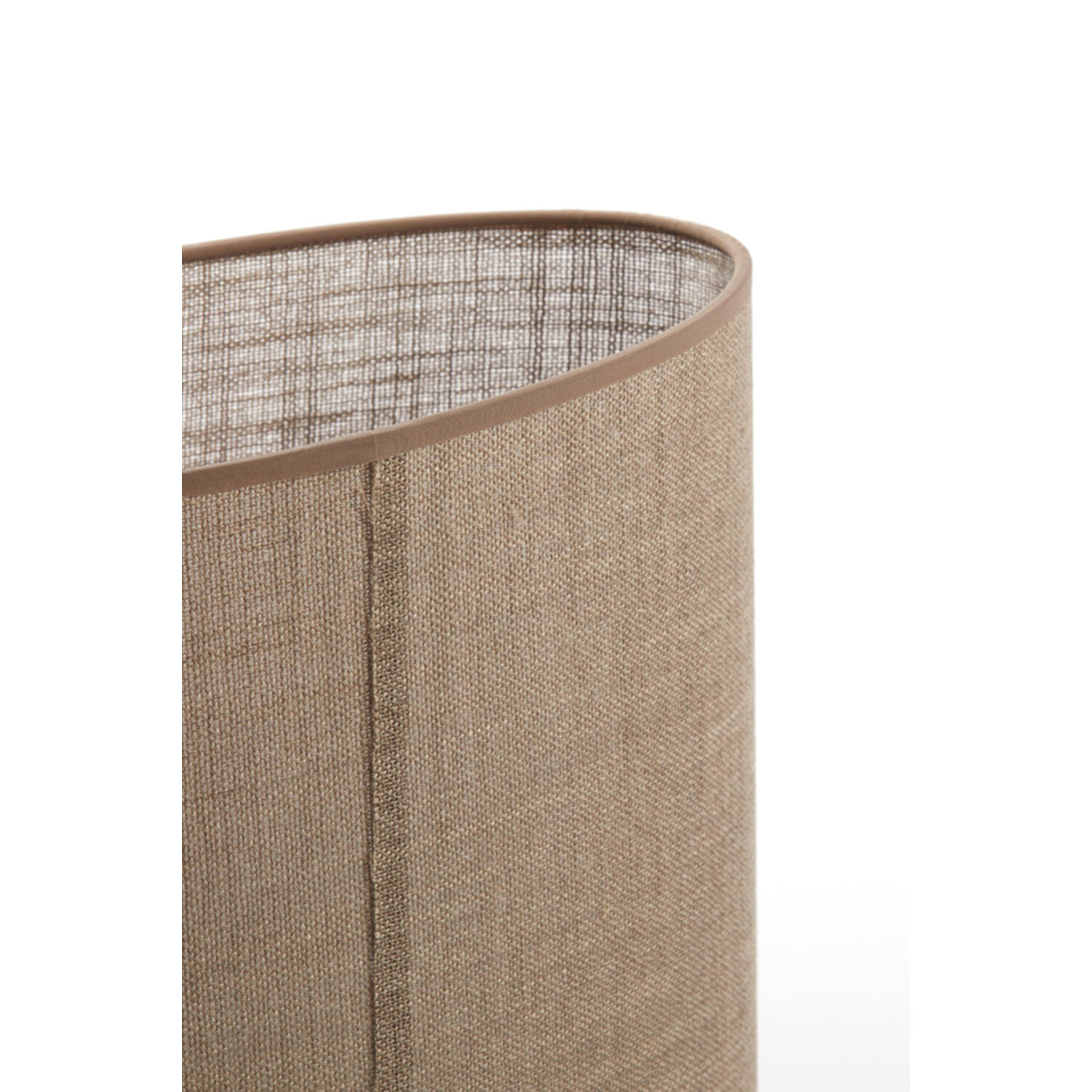 Shade oval straight slim 38-17,5-19 cm CADEN beige