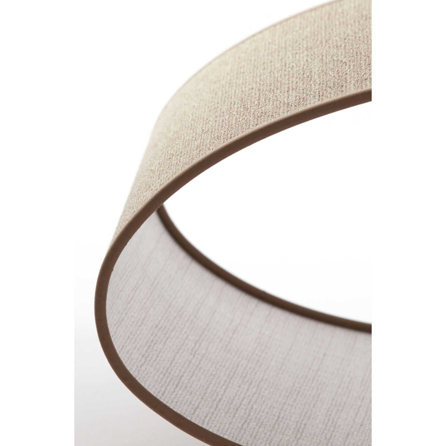 Shade oval straight slim 38-17,5-19 cm CADEN beige