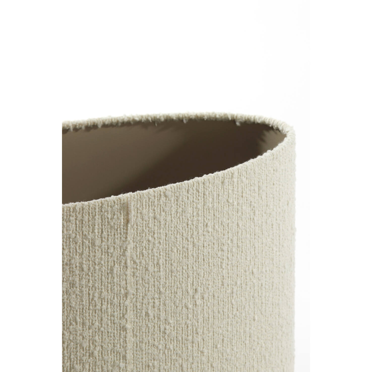 Pantalla de lámpara ovalado recto y estrecho 45-21-32 cm BOLERO blanco