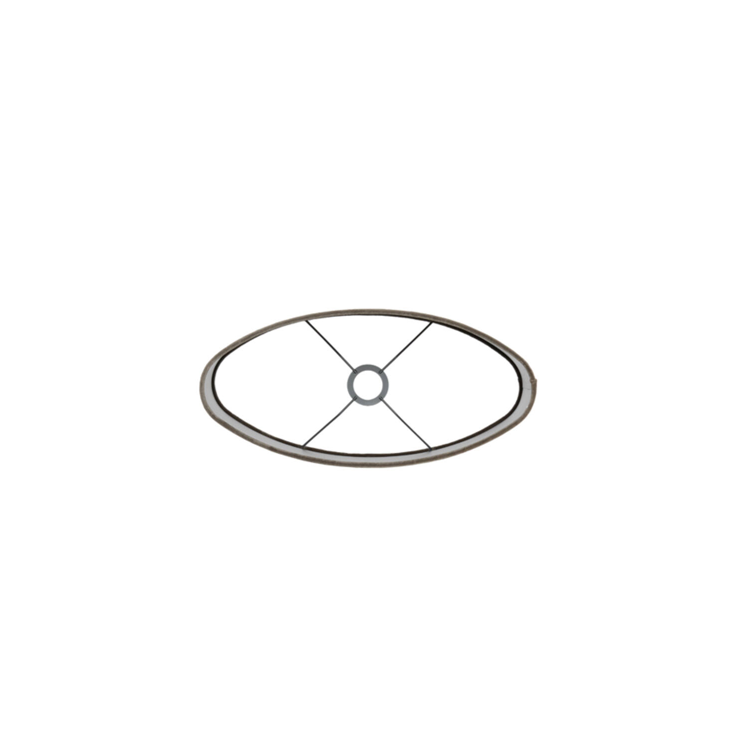 Shade oval straight slim 45-21-32 cm PALATA taupe