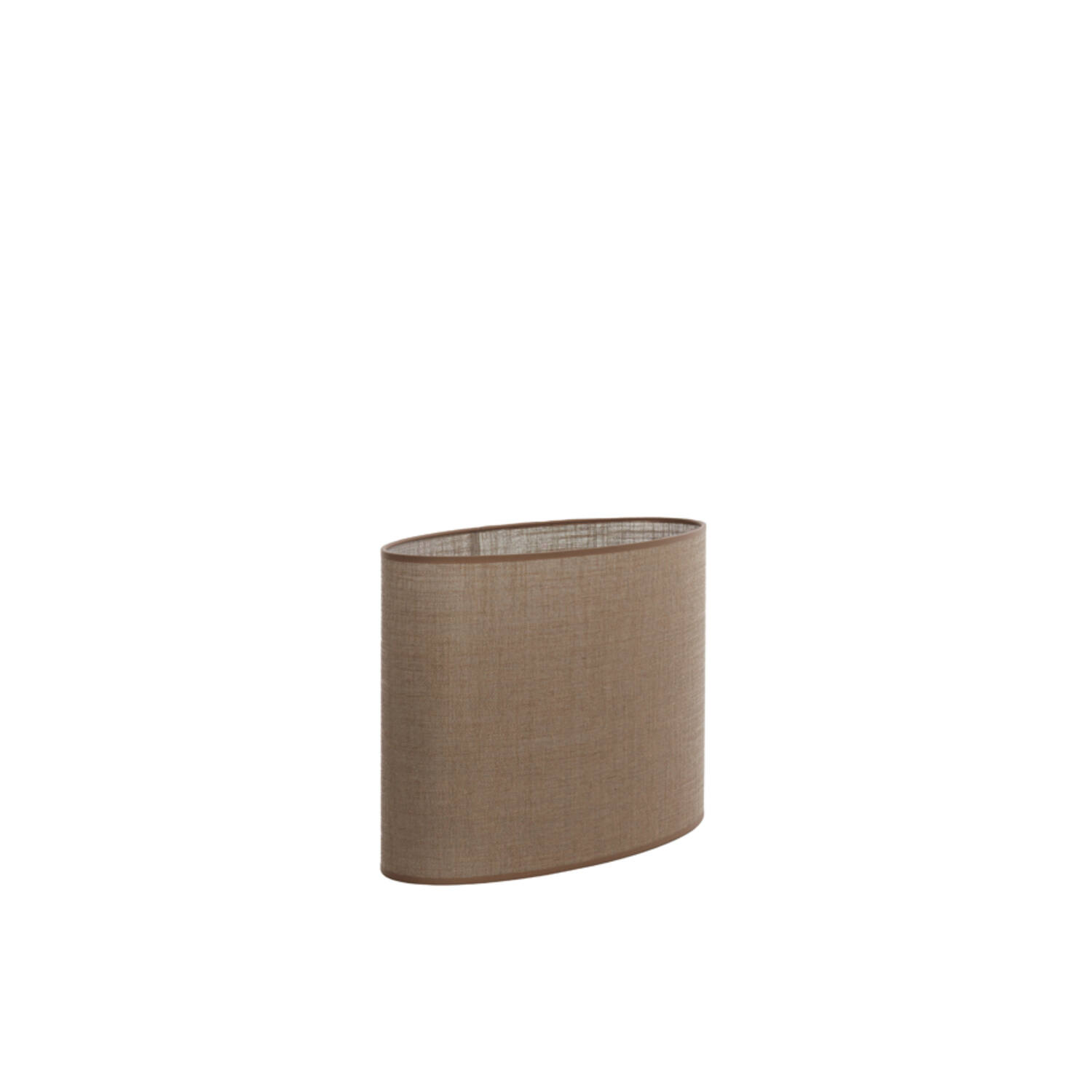 Pantalla de lámpara ovalado recto y estrecho 45-21-32 cm CADEN beige