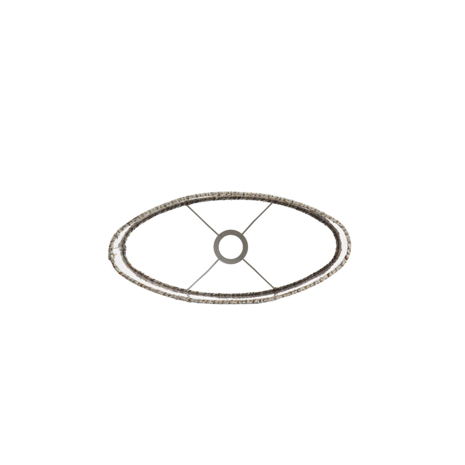 Shade oval straight slim 38-17,5-28 cm OKAVI light brown